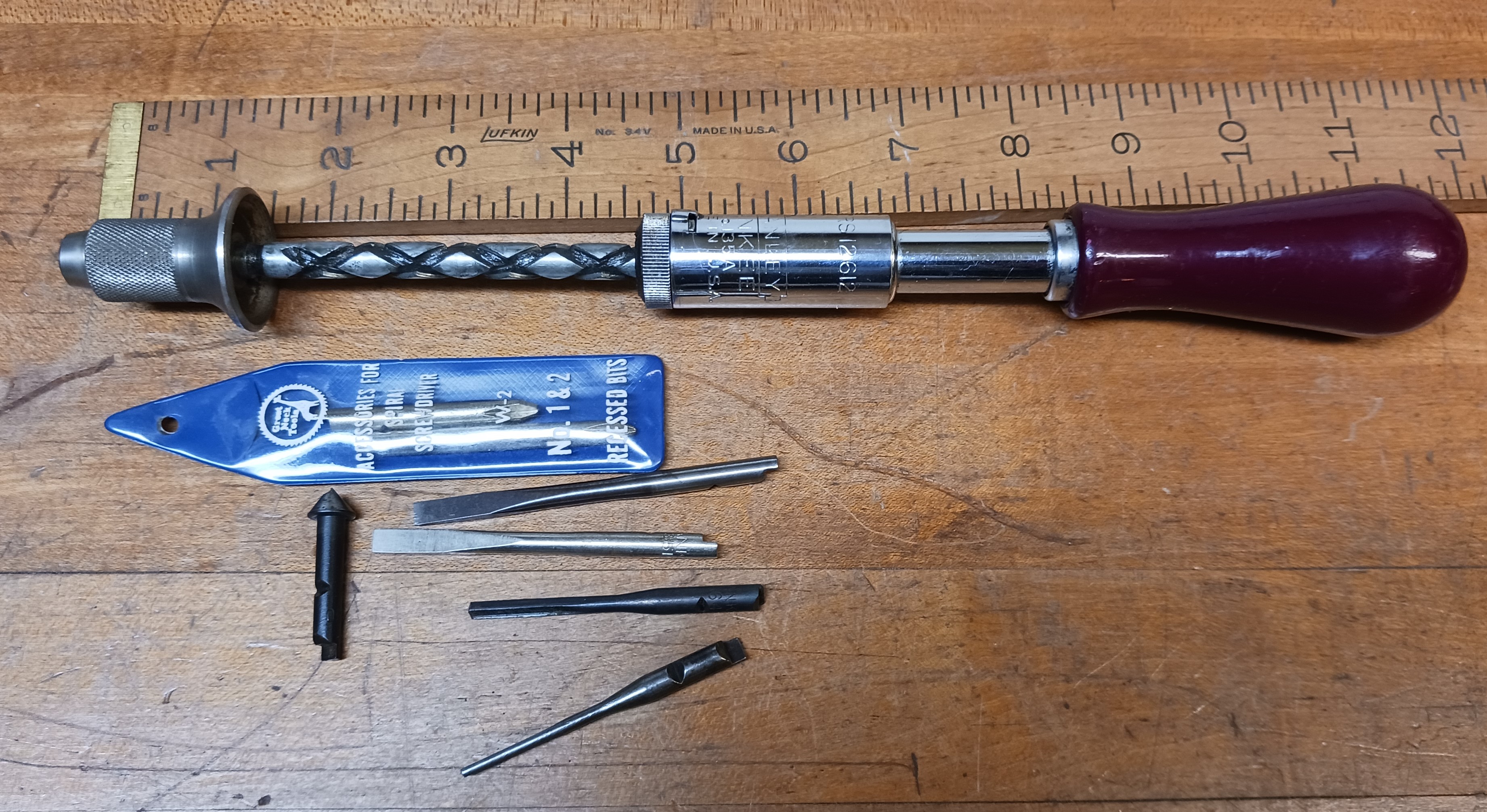 Stanley Yankee No. 135A Ratchet Screwdriver RS 12612
