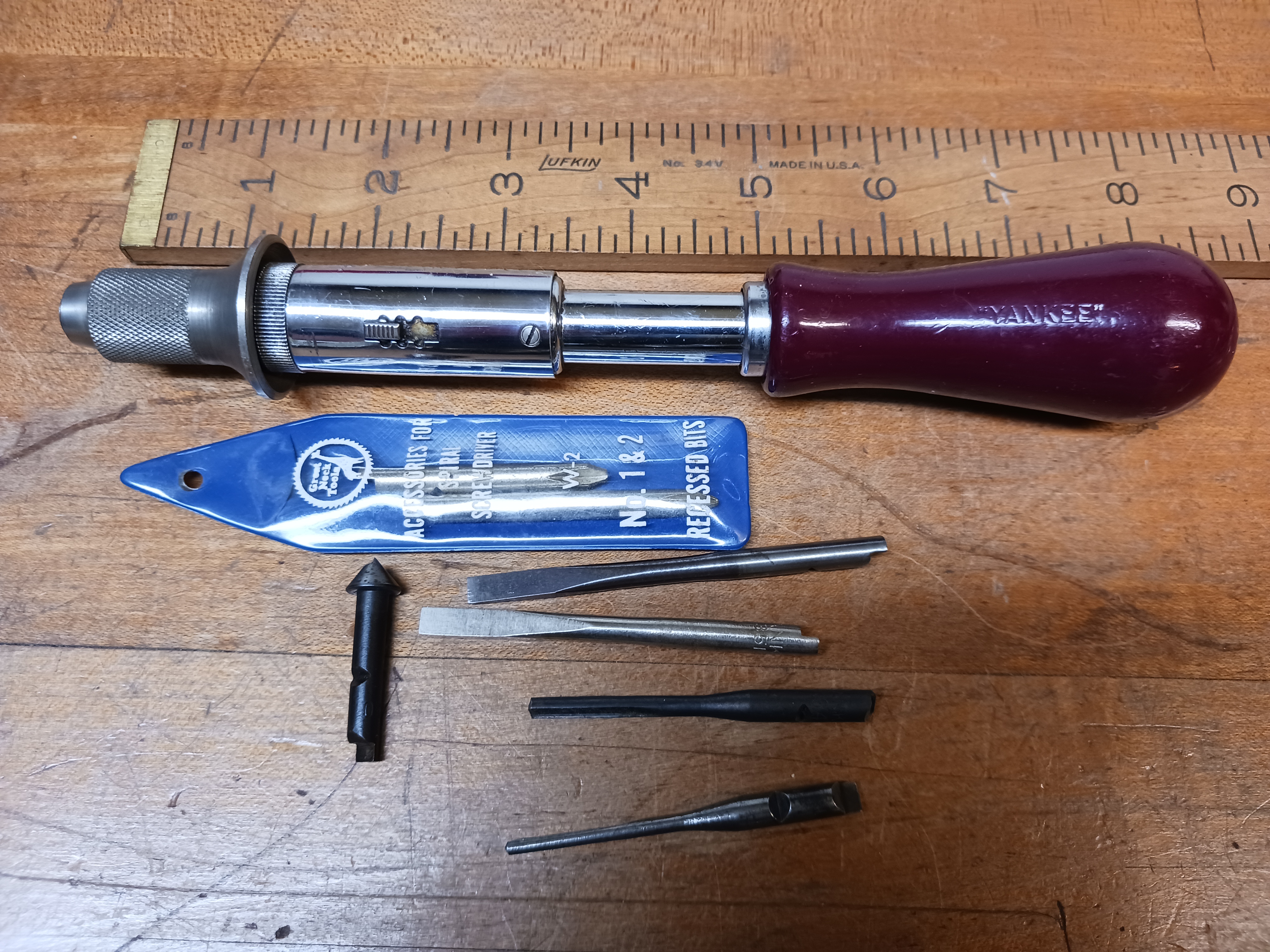 Stanley Yankee No. 135A Ratchet Screwdriver RS 12612