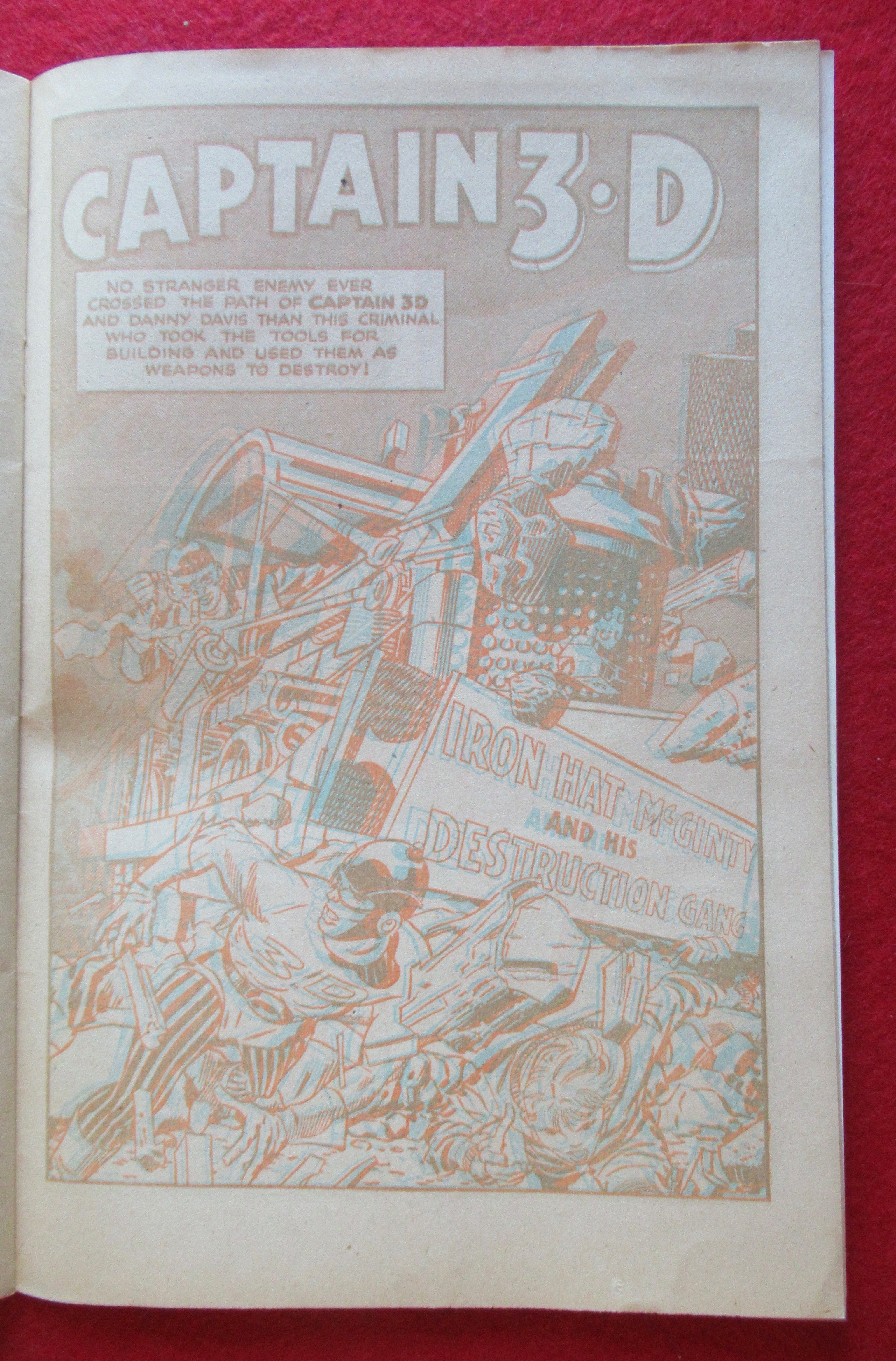 Captain 3D Comics December 1953 Man From World D