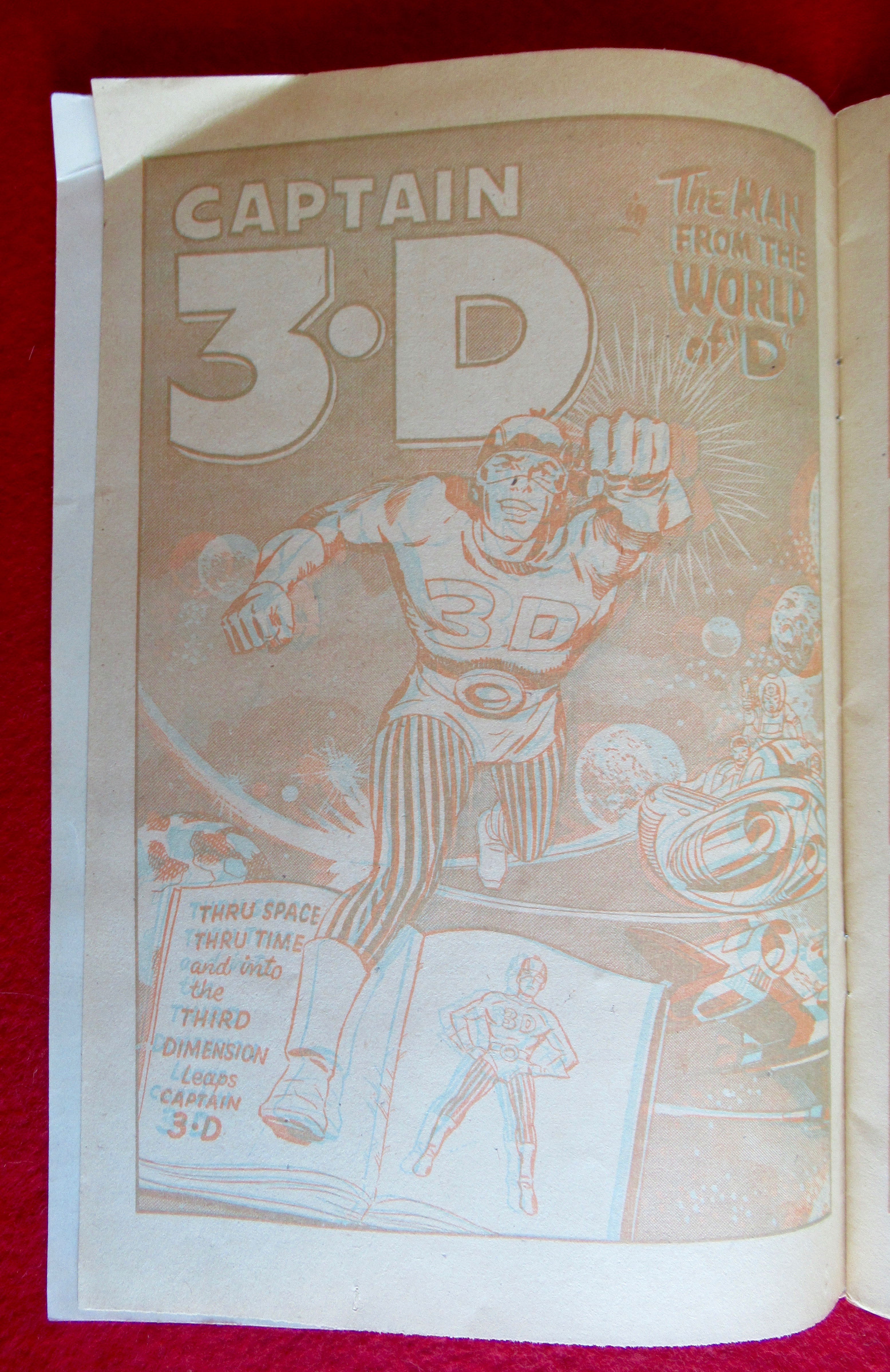 Captain 3D Comics December 1953 Man From World D