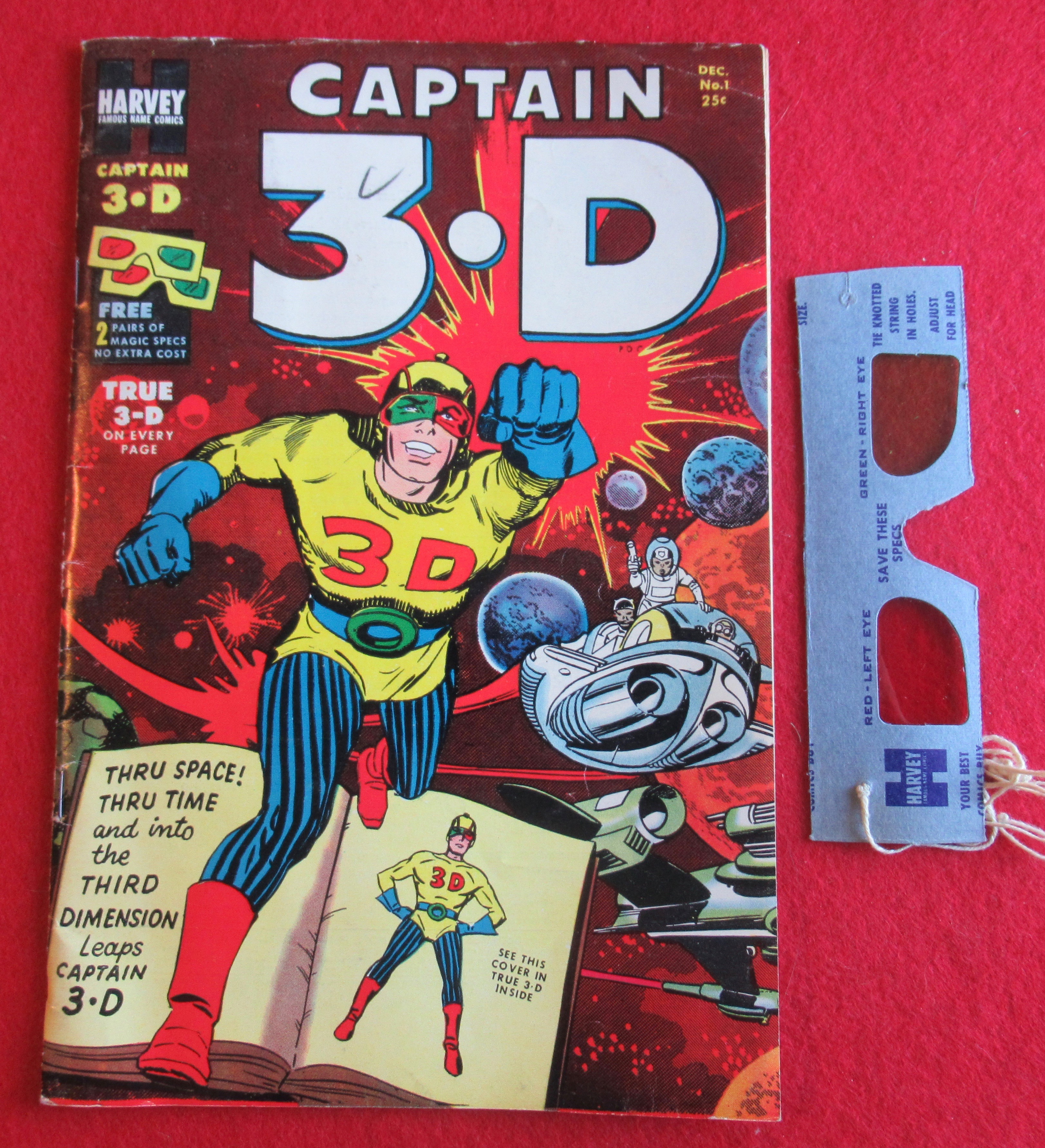 Captain 3D Comics December 1953 Man From World D
