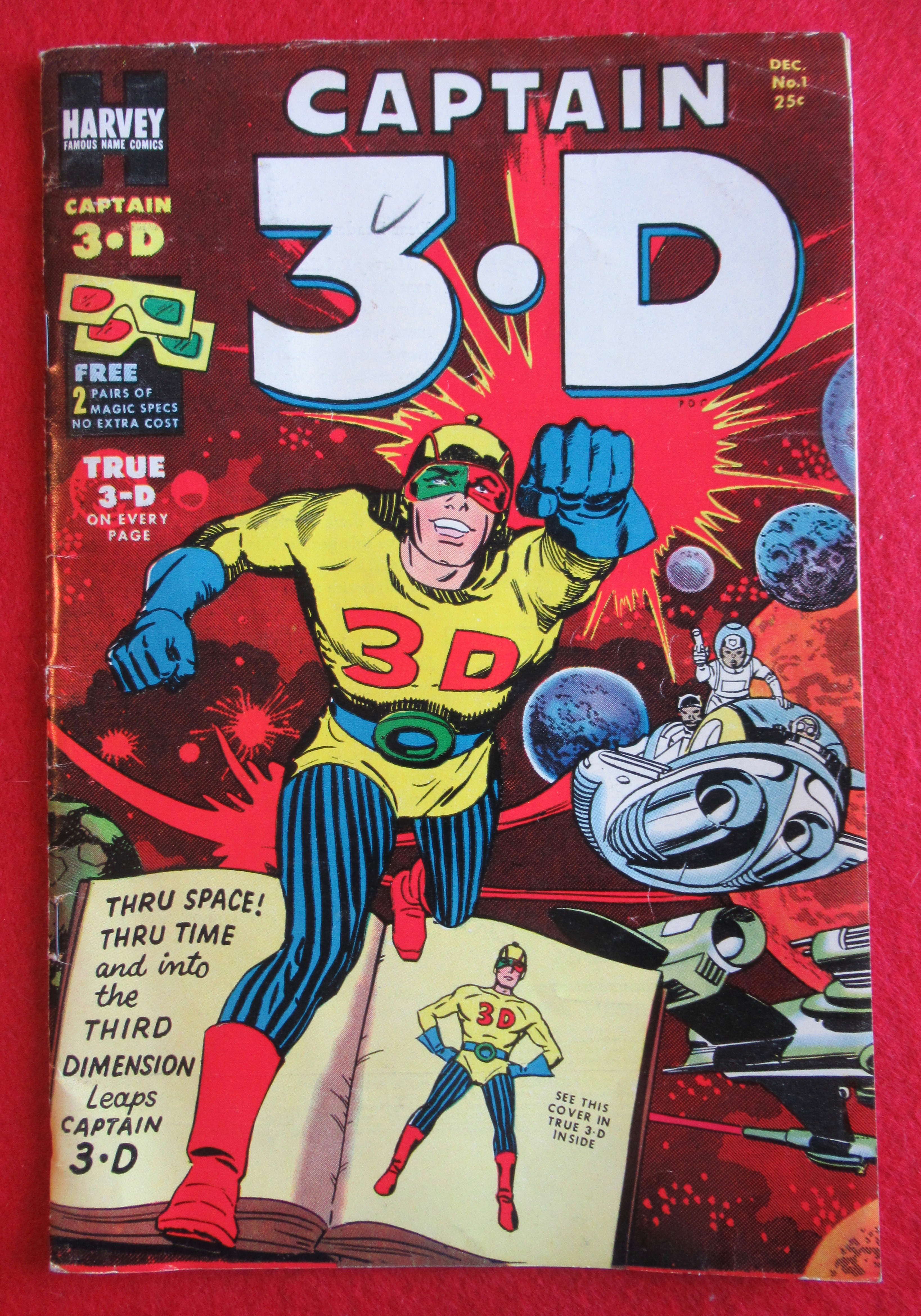 Captain 3D Comics December 1953 Man From World D