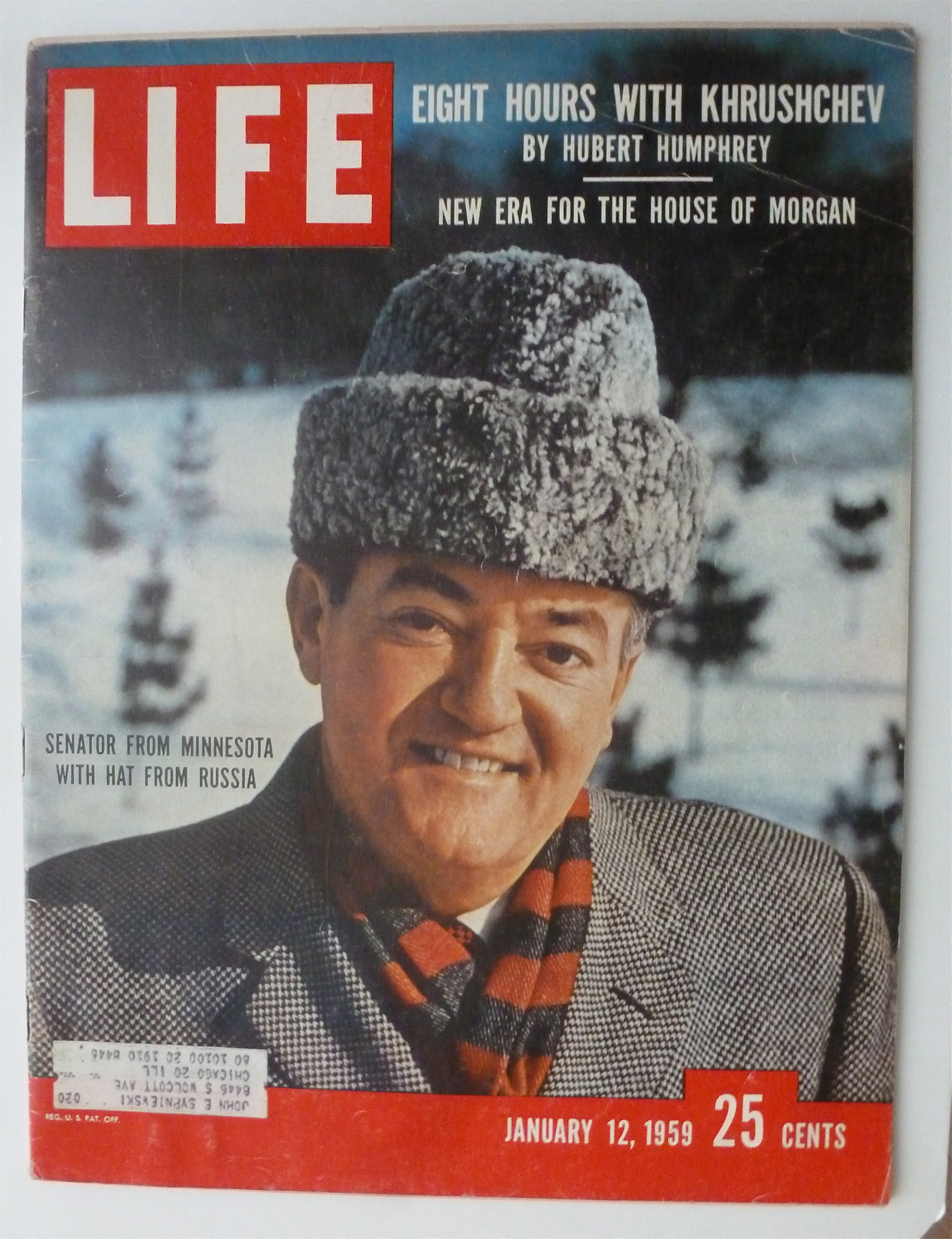 Life Magazine-January 12, 1959-Senator From Minnesota