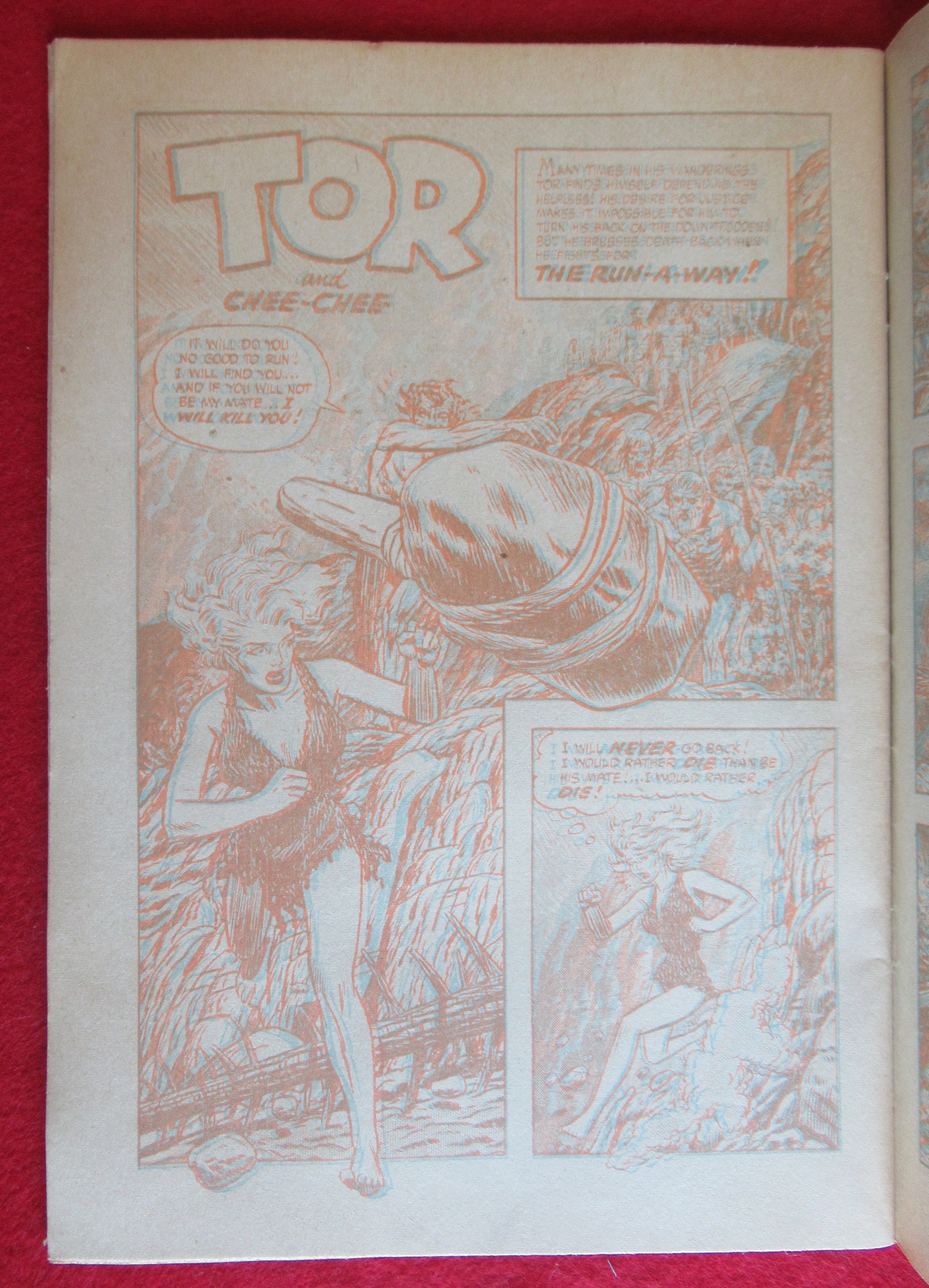 Tor & Chee Chee 3D Comics November 1953 Killer Man