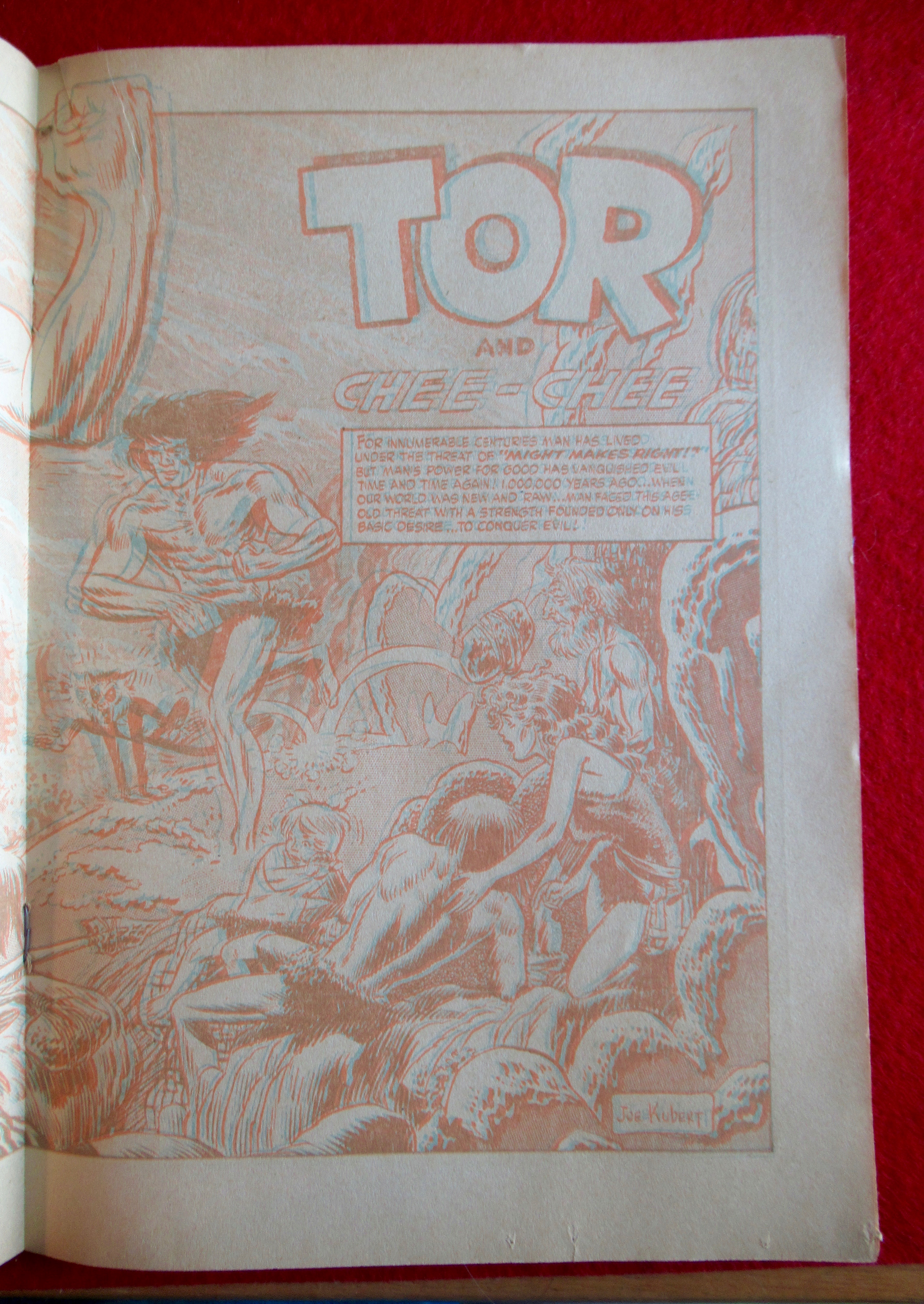 Tor & Chee Chee 3D Comics November 1953 Killer Man