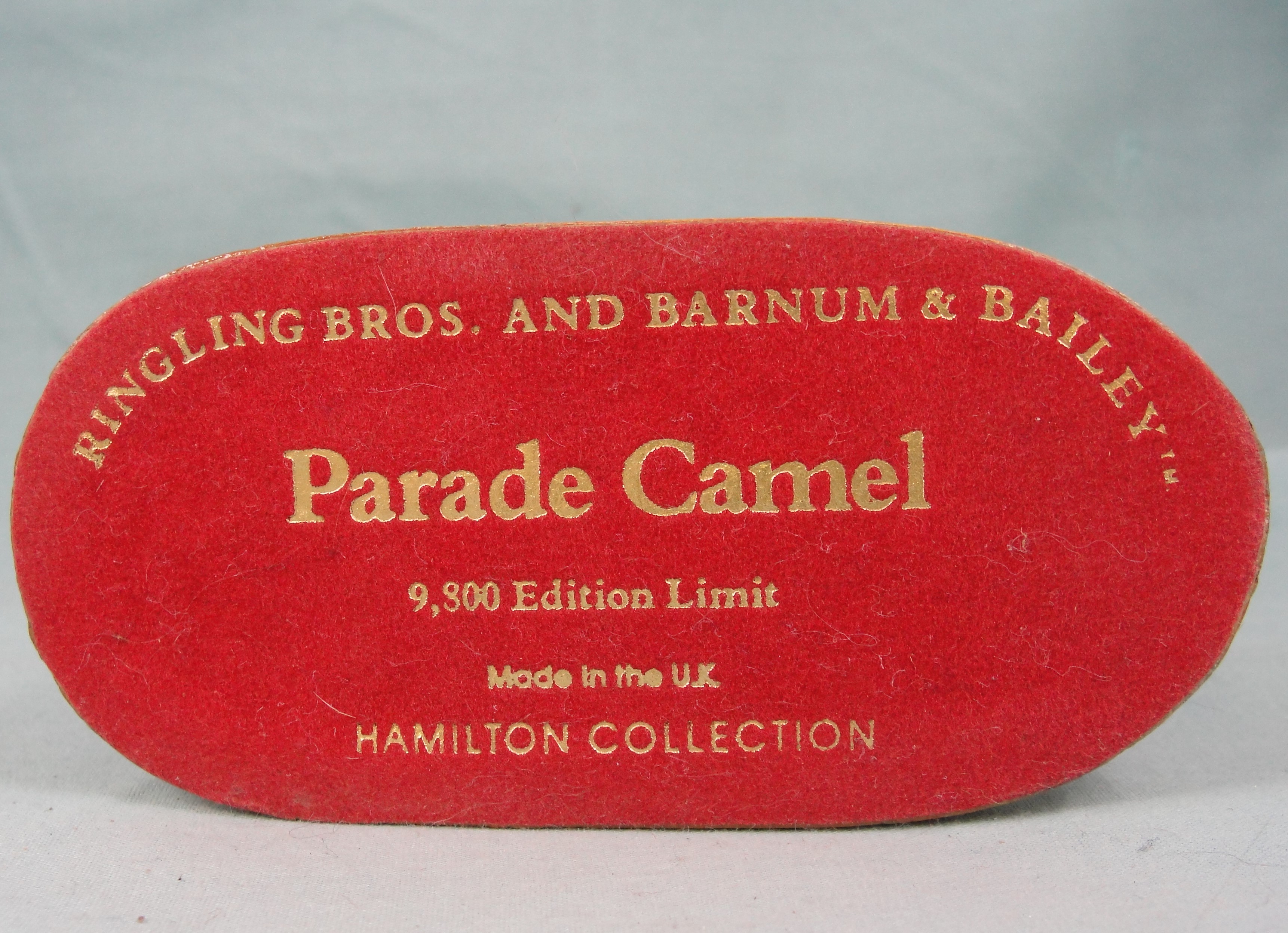 Hamilton Painted Metal Circus Parade Camel