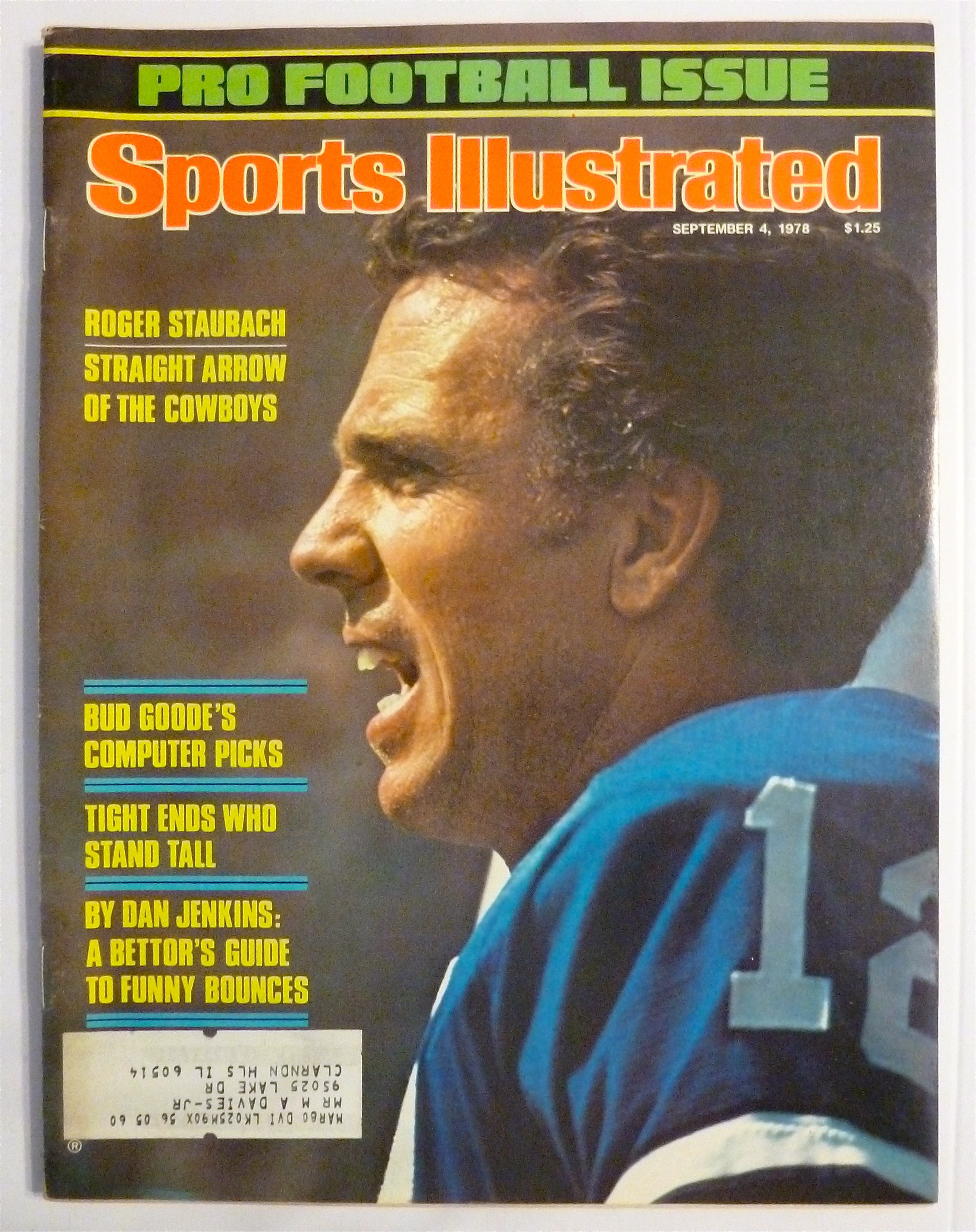 Sports Illustrated Magazine-September 4, 1978-Staubach