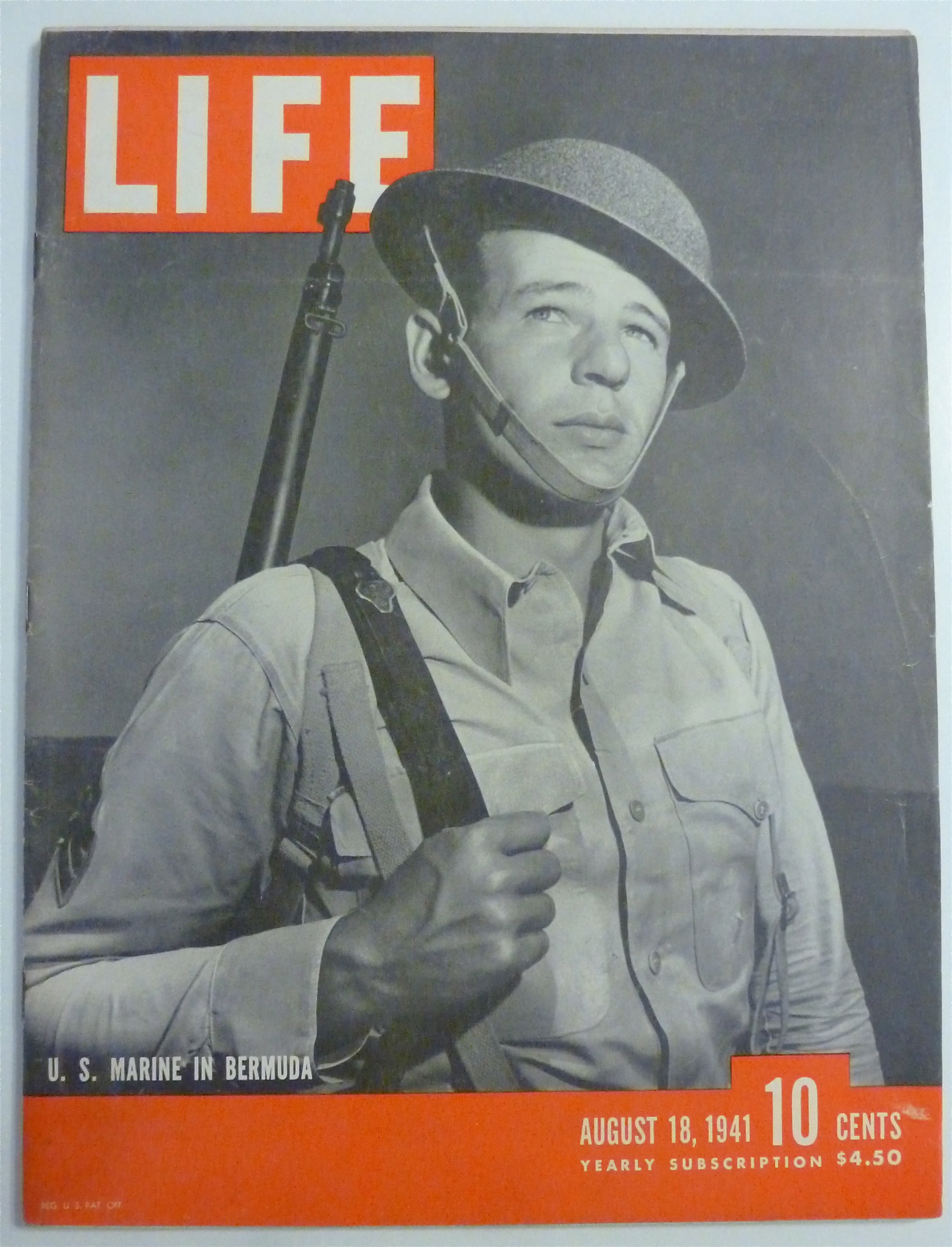 Life Magazine-August 18, 1941-U. S. Marine In Bermuda
