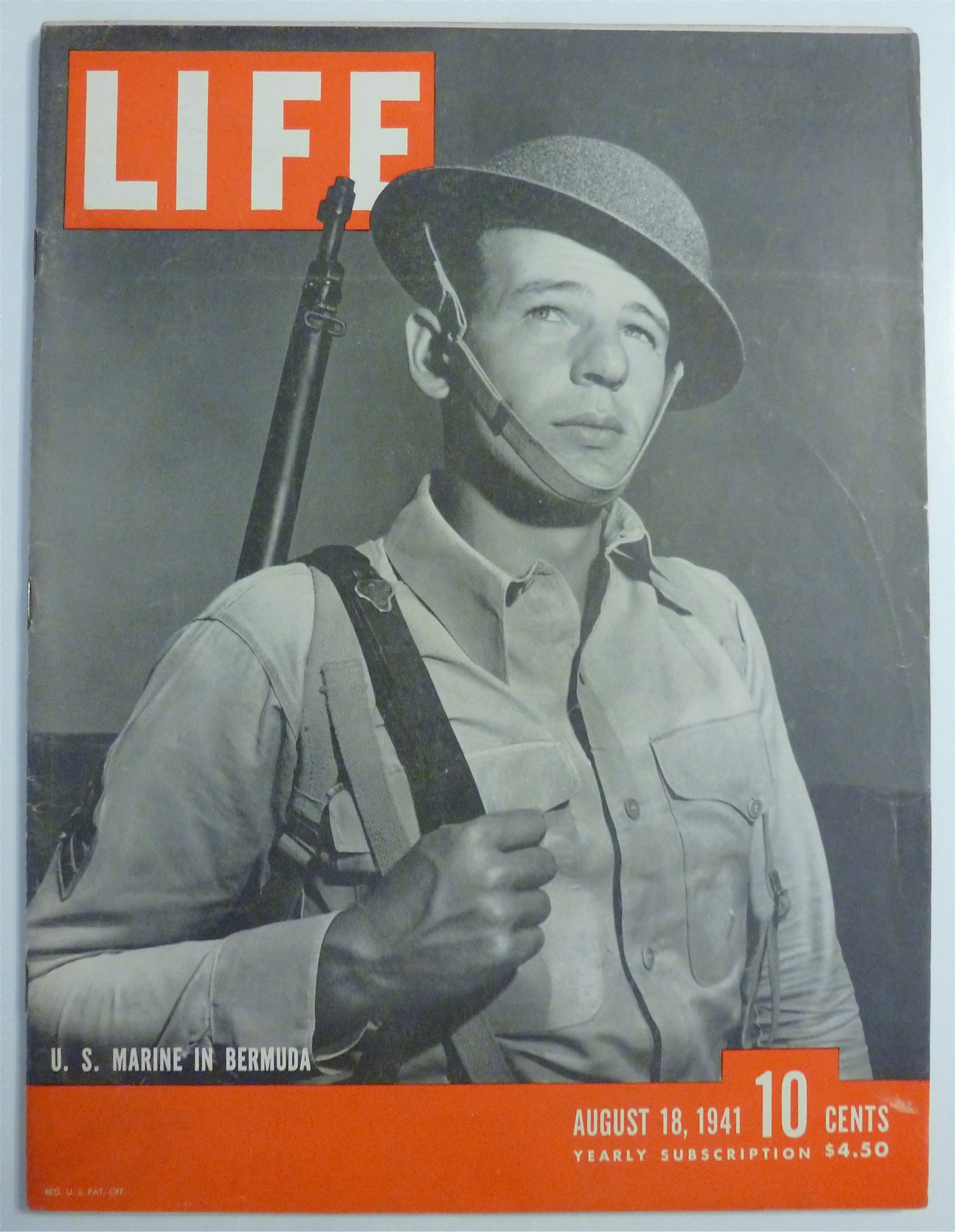 Life Magazine-August 18, 1941-U. S. Marine In Bermuda