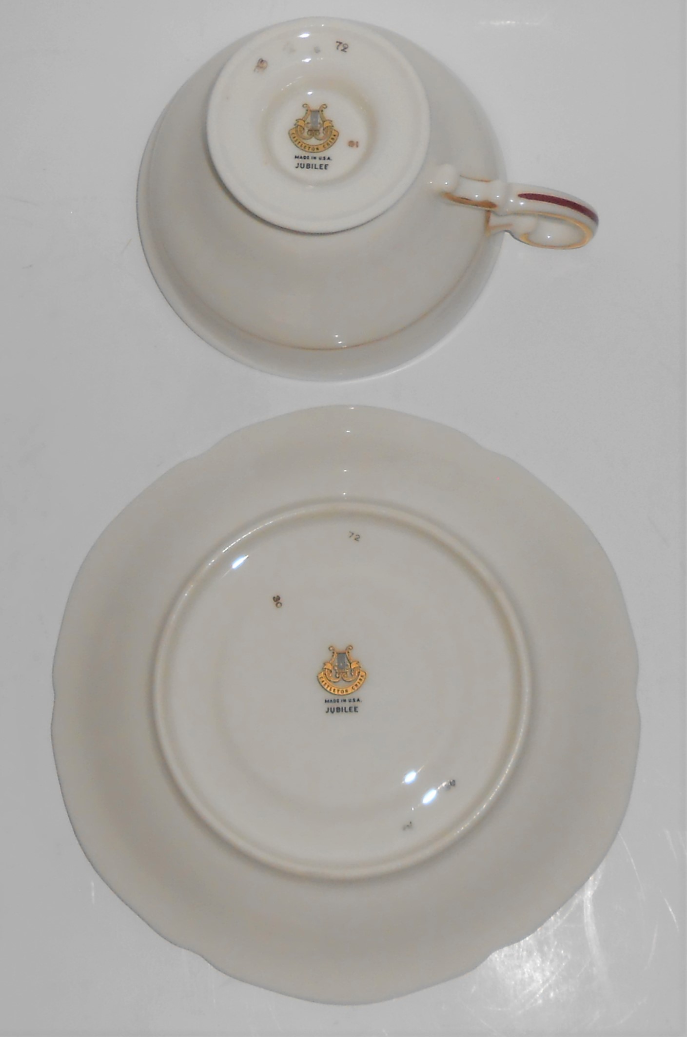 Castleton Fine China Jubilee Cup & Saucer Set
