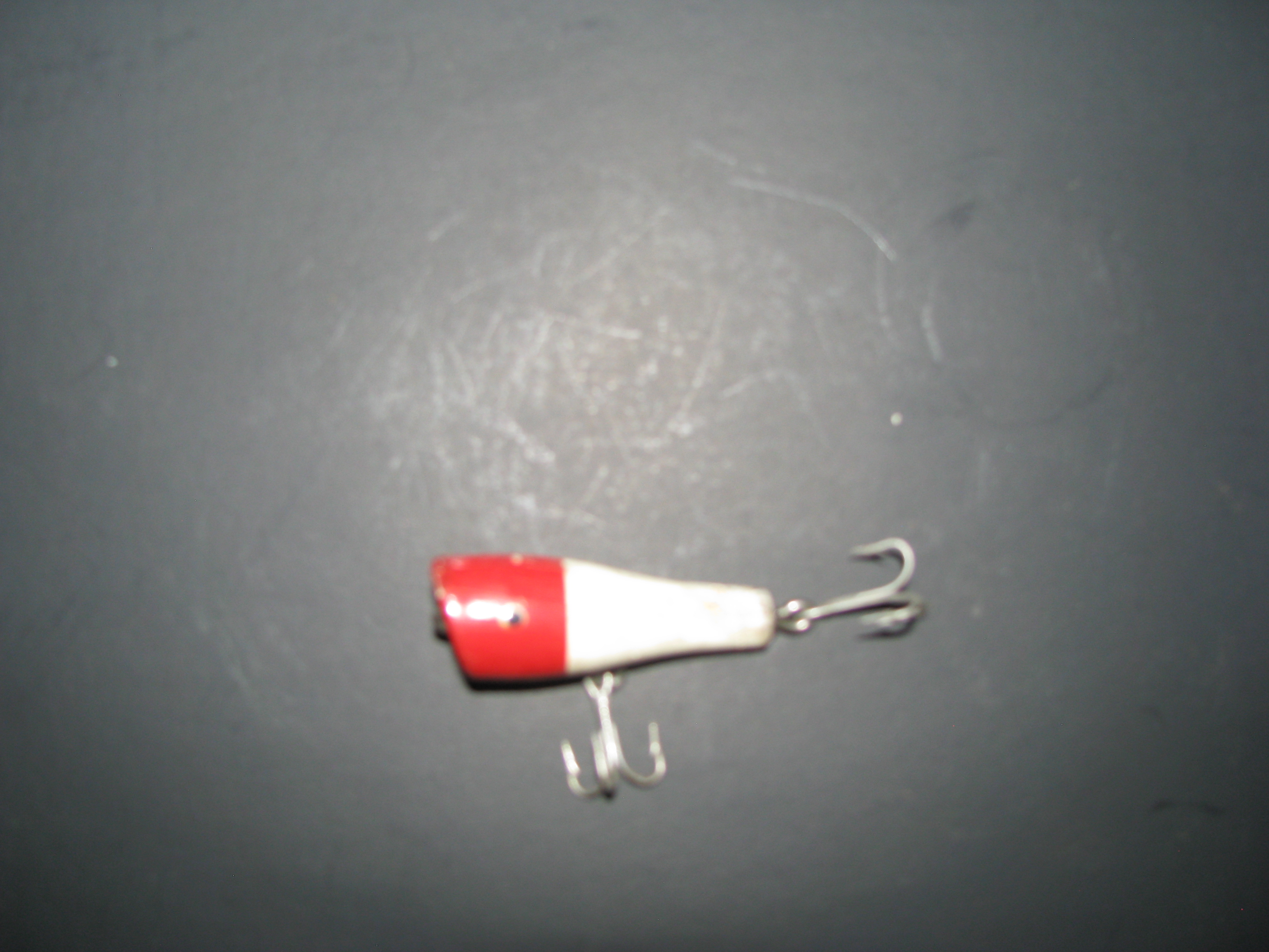 Vintage Red And White Popper