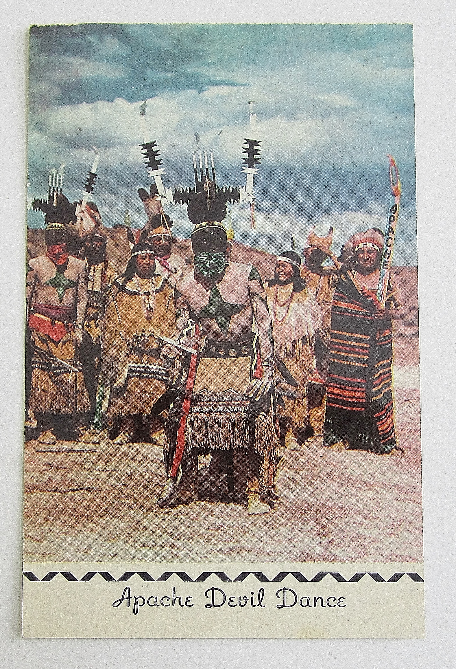 Apache Devil Dance Postcard