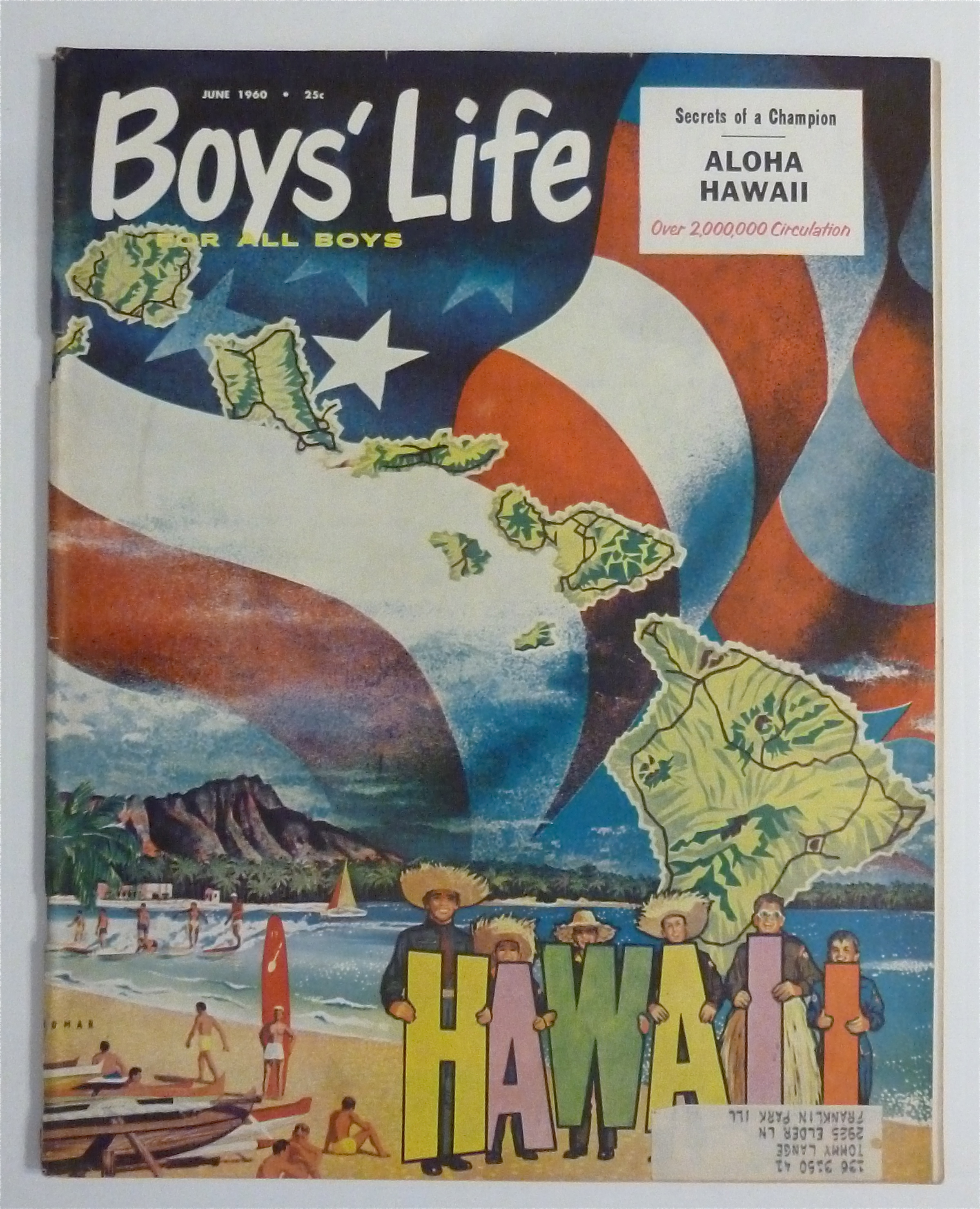 Boys Life Magazine June 1960 Aloha Hawaii