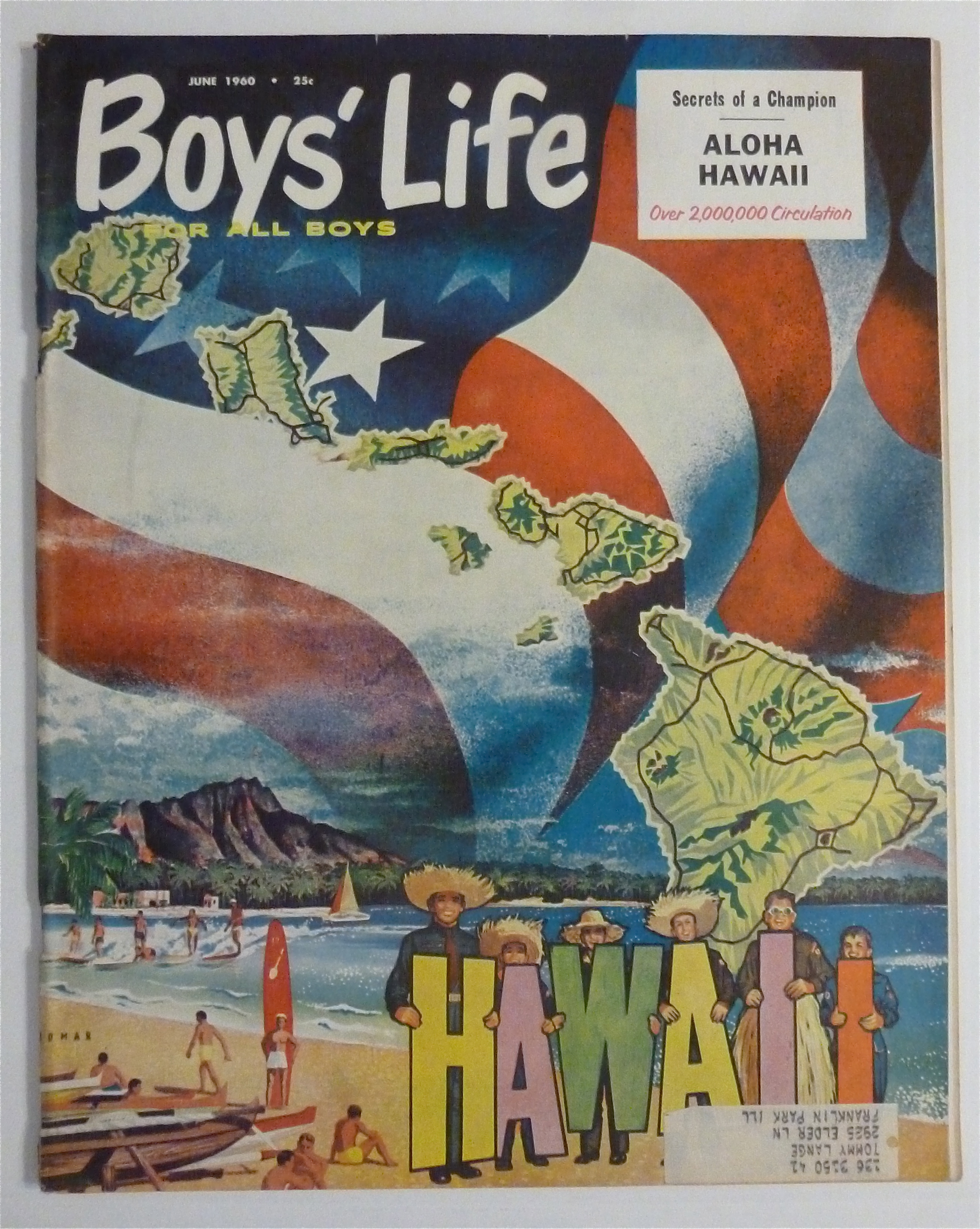 Boys Life Magazine June 1960 Aloha Hawaii