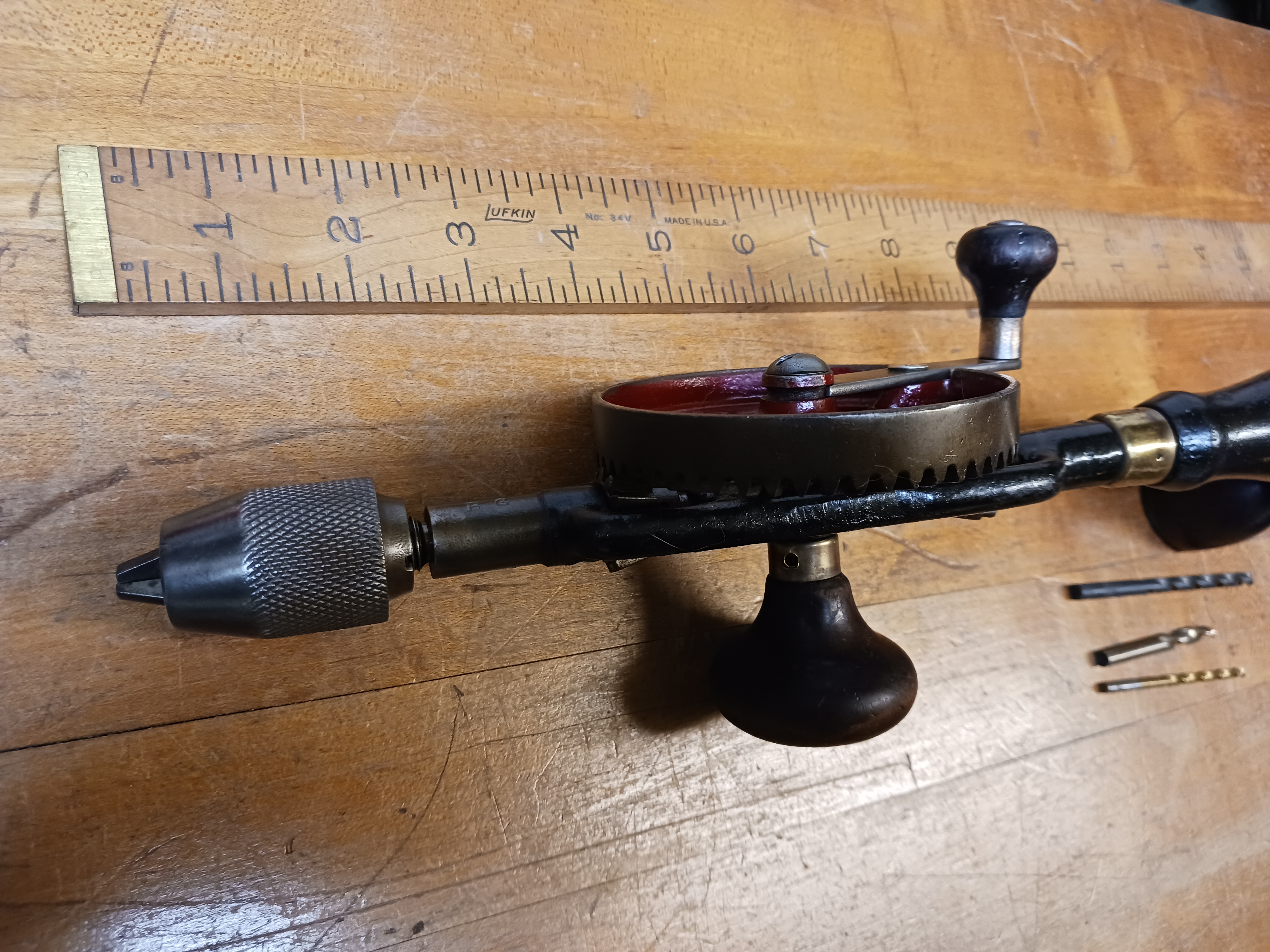 Millers Falls No. 5 Hand Crank Hand Drill Urn Handle