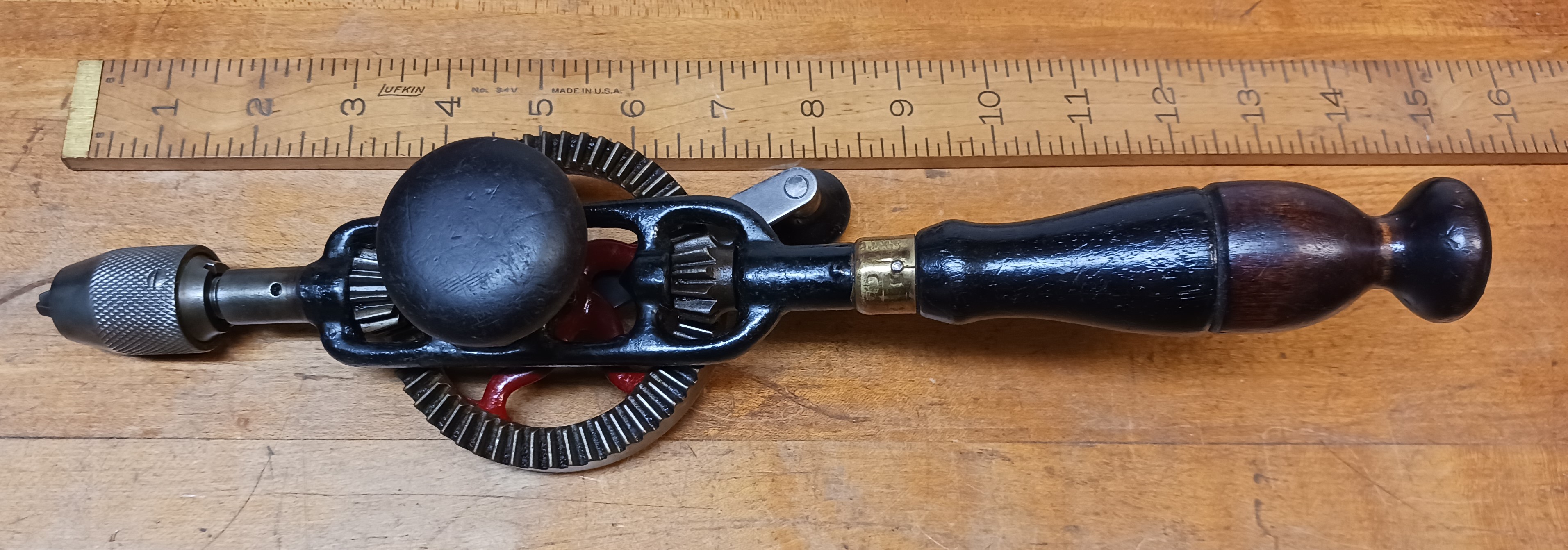 Millers Falls No. 5 Hand Crank Hand Drill Urn Handle