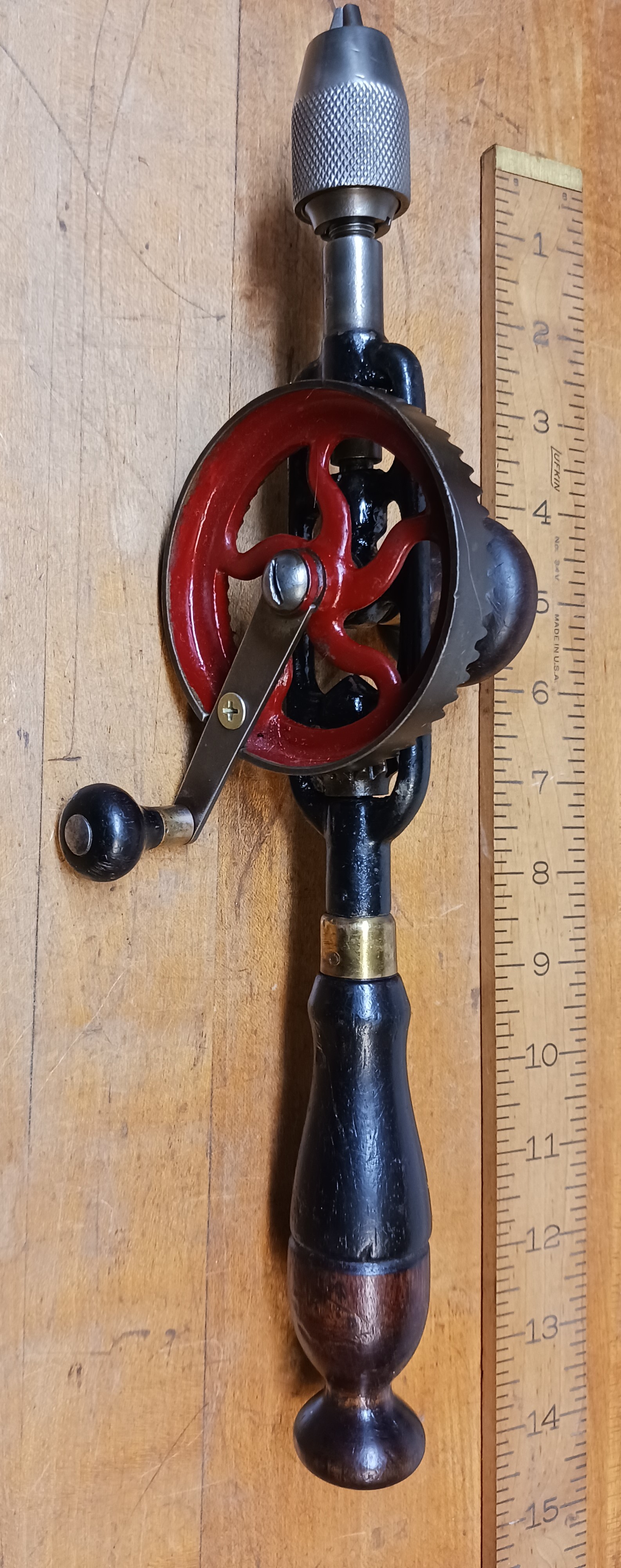 Millers Falls No. 5 Hand Crank Hand Drill Urn Handle
