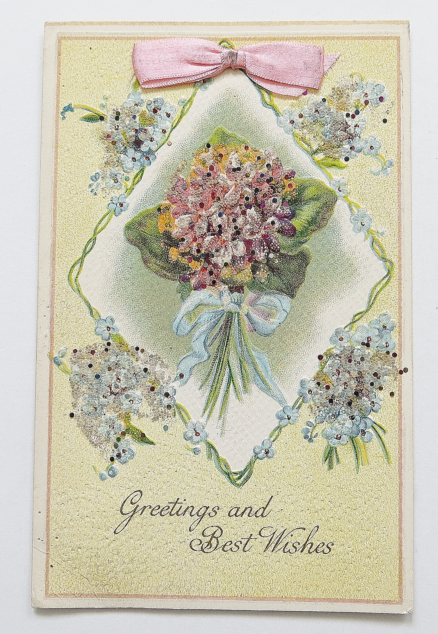 Flowers With Ribbon Around Them