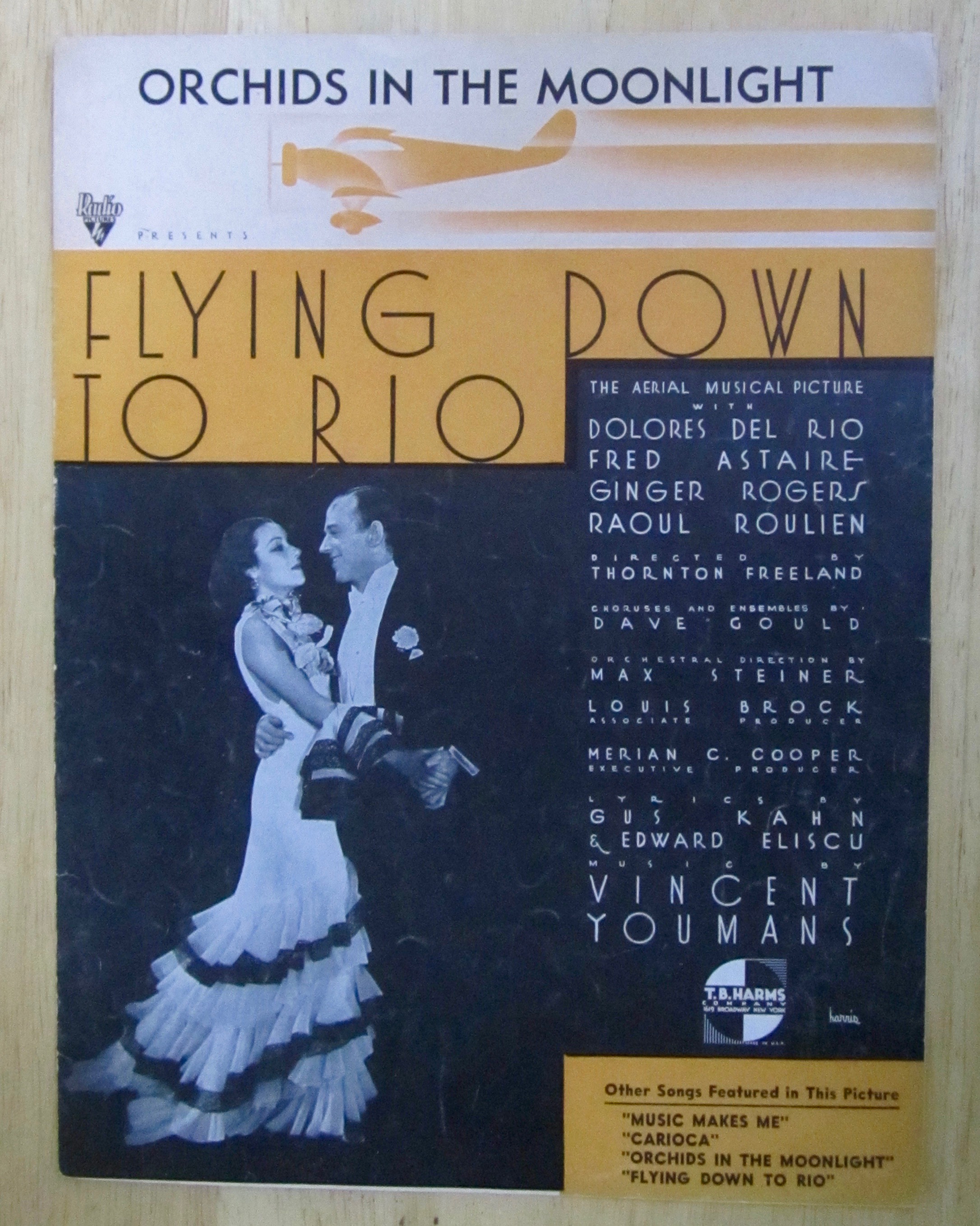 Sheet Music For 1933 Orchids In The Moonlight