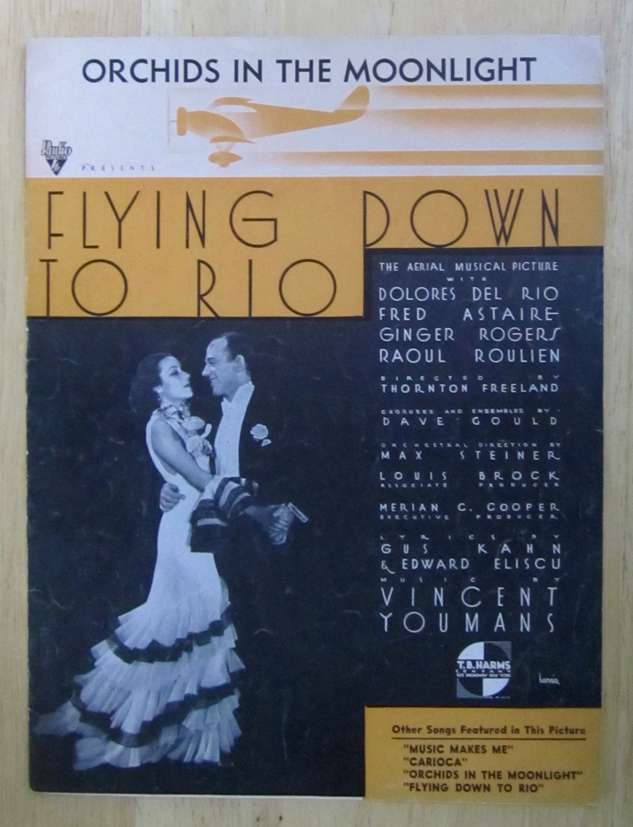 Sheet Music For 1933 Orchids In The Moonlight