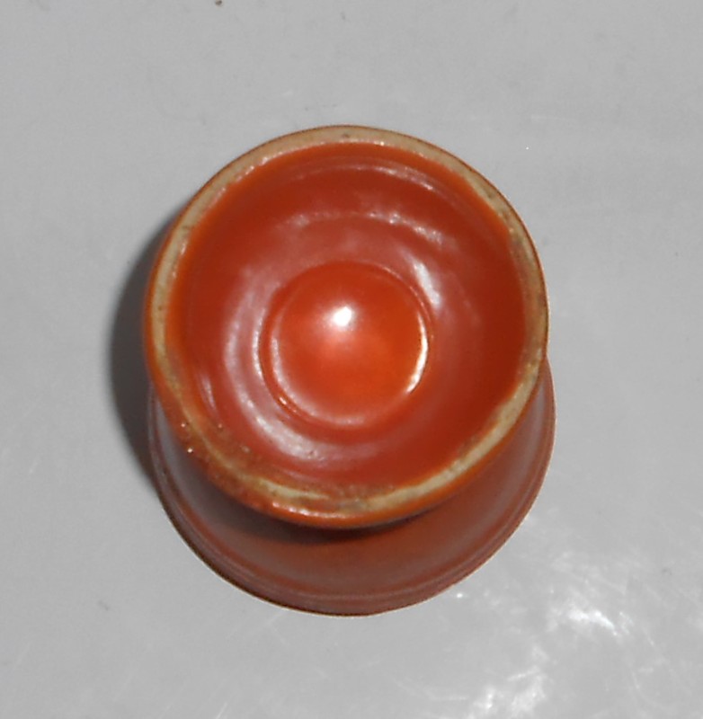 VINTAGE Pacific Pottery Hostess Ware Apache Red Double Eggcup