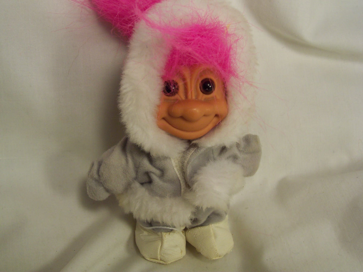 Russ Troll in Snow Suit mittens and boots