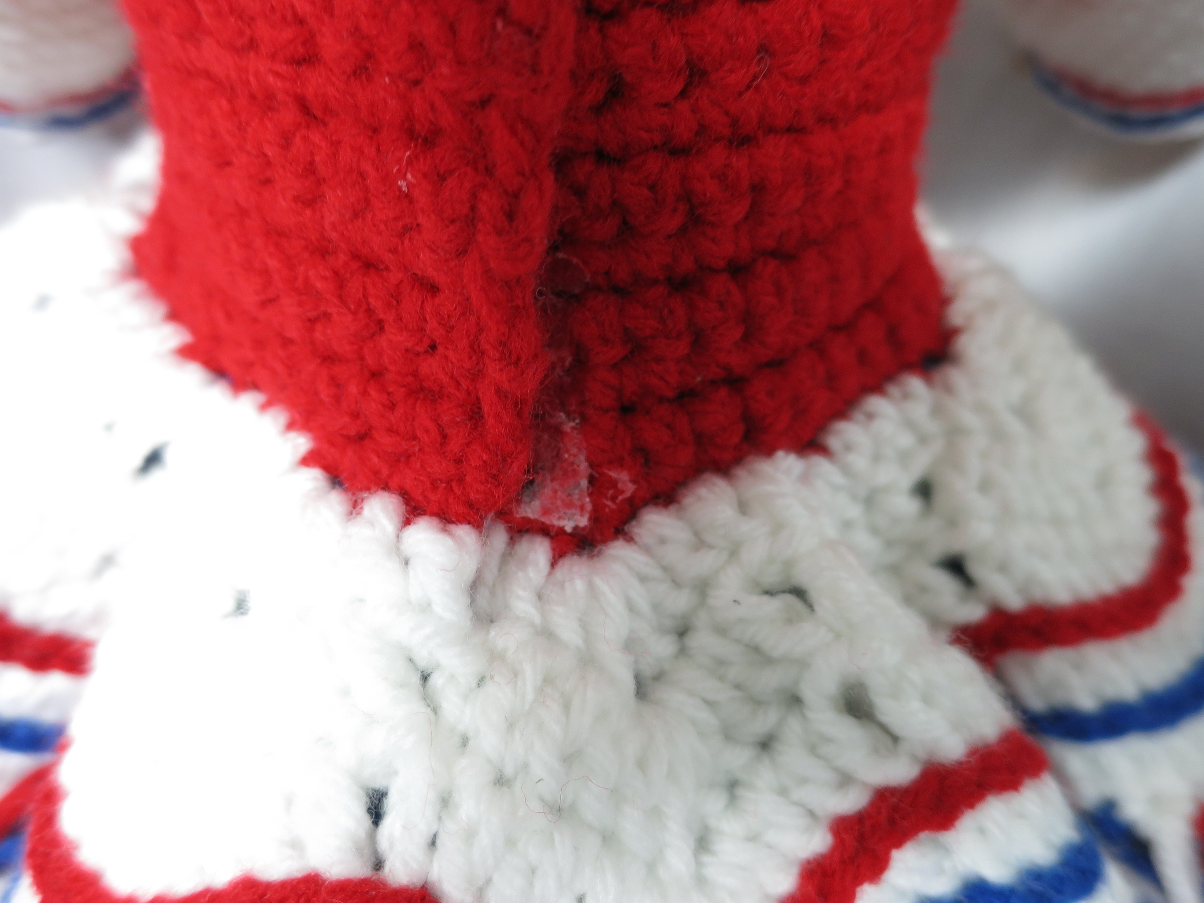Patriotic Dress Shoes Headband fits 18 inch doll American Doll