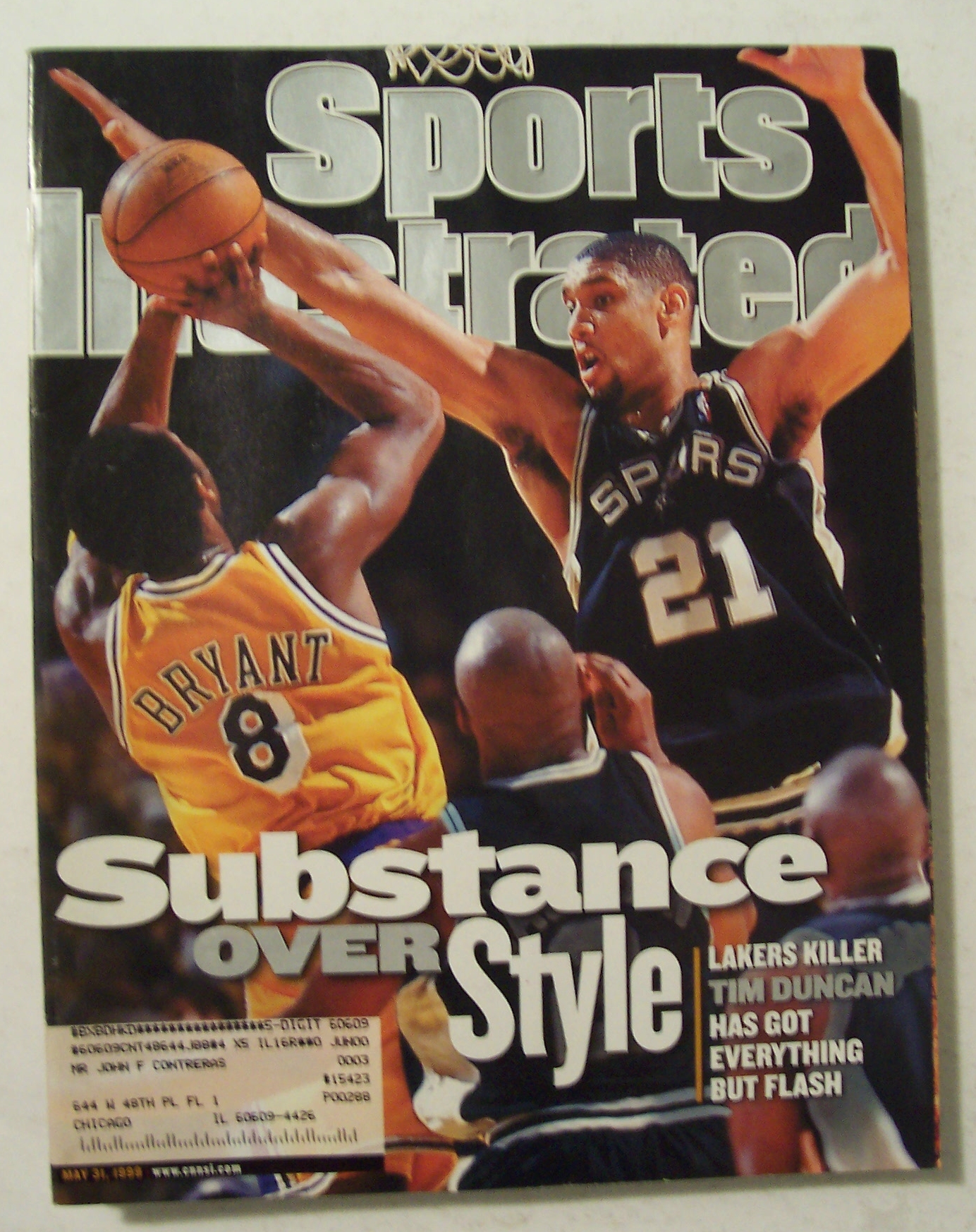 Sports Illustrated - May 31, 1999 - Tim  Duncan