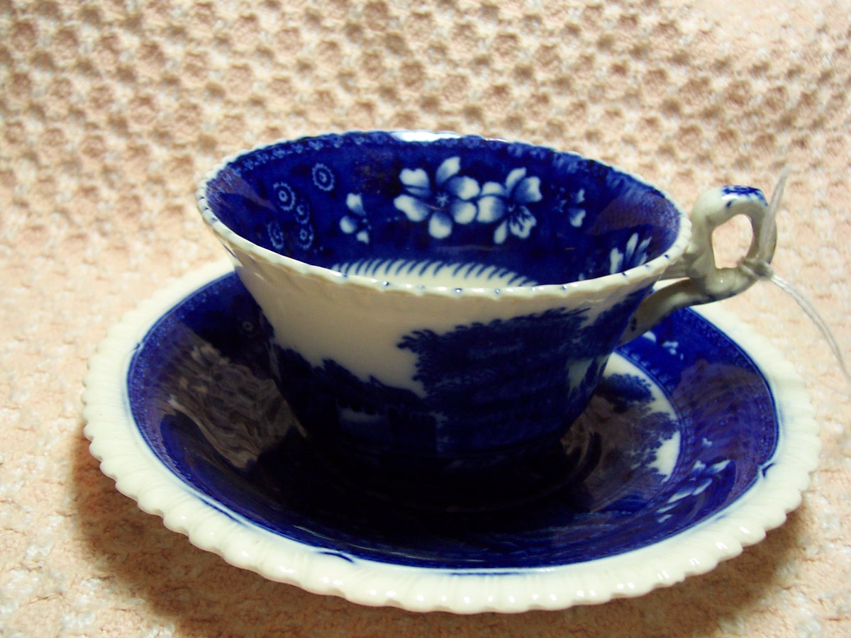 Copeland Spodes Tower Cup and Saucer England
