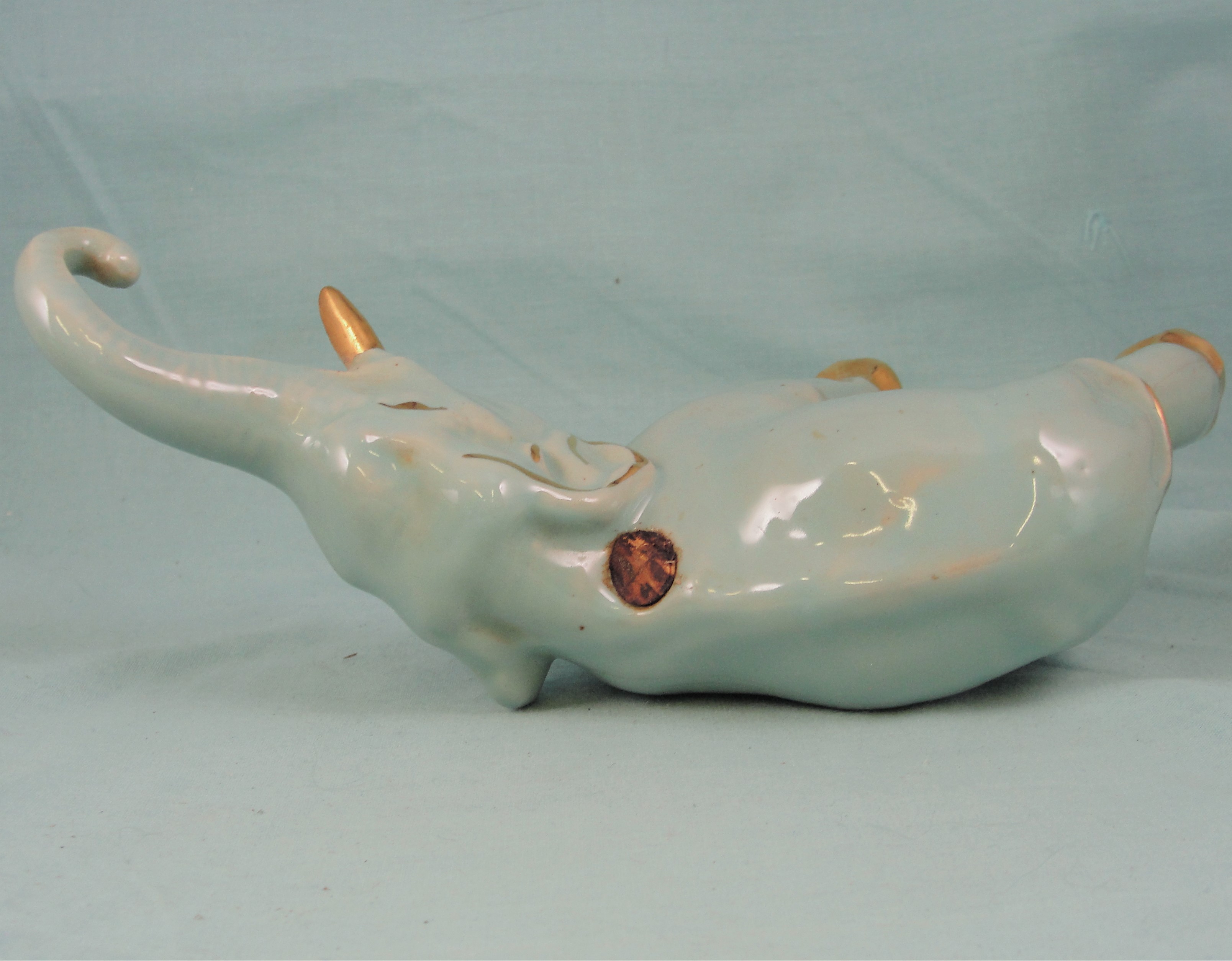 1930s/1940s Pottery Elephant Delatour Liqueur Bottle
