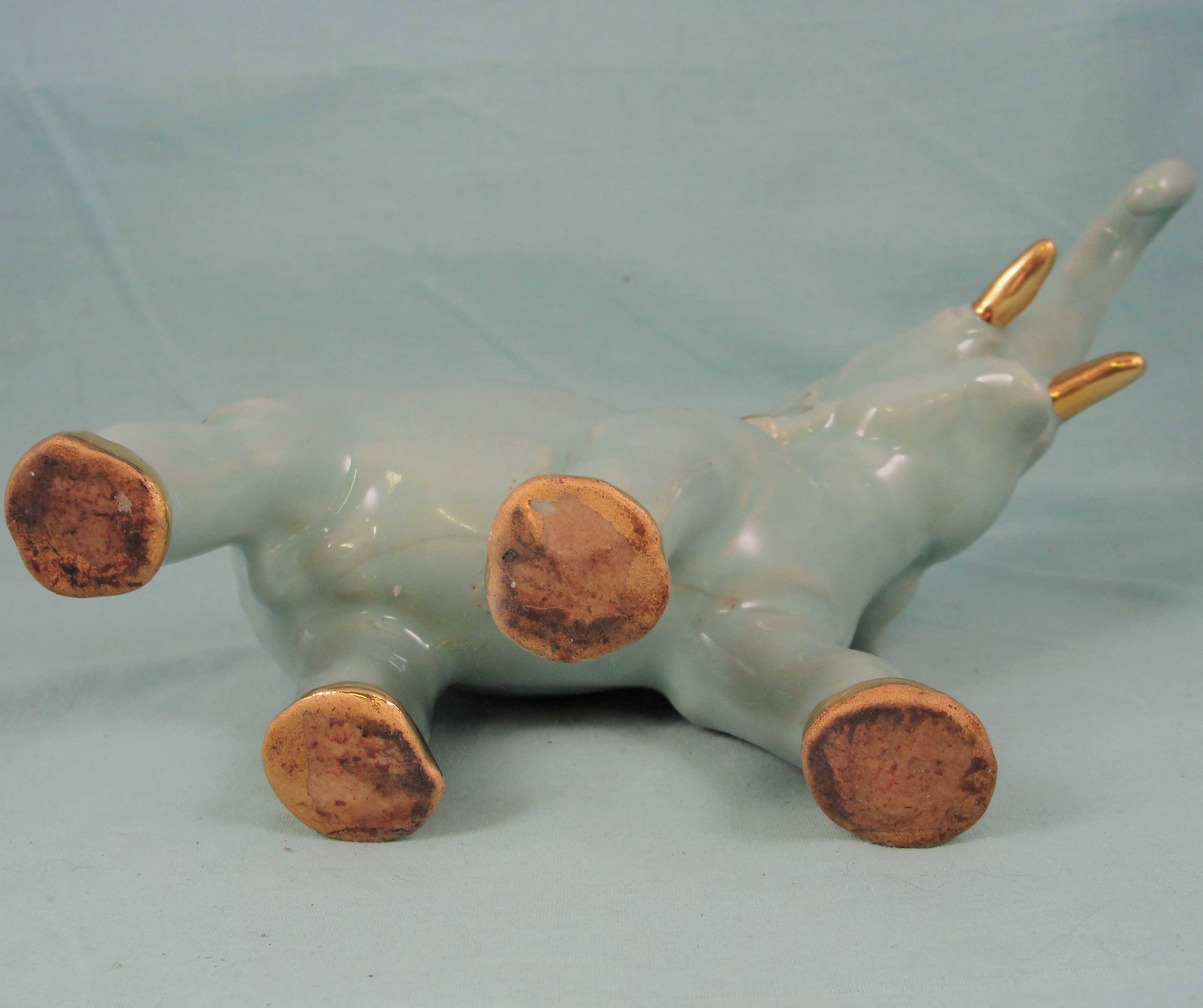 1930s/1940s Pottery Elephant Delatour Liqueur Bottle