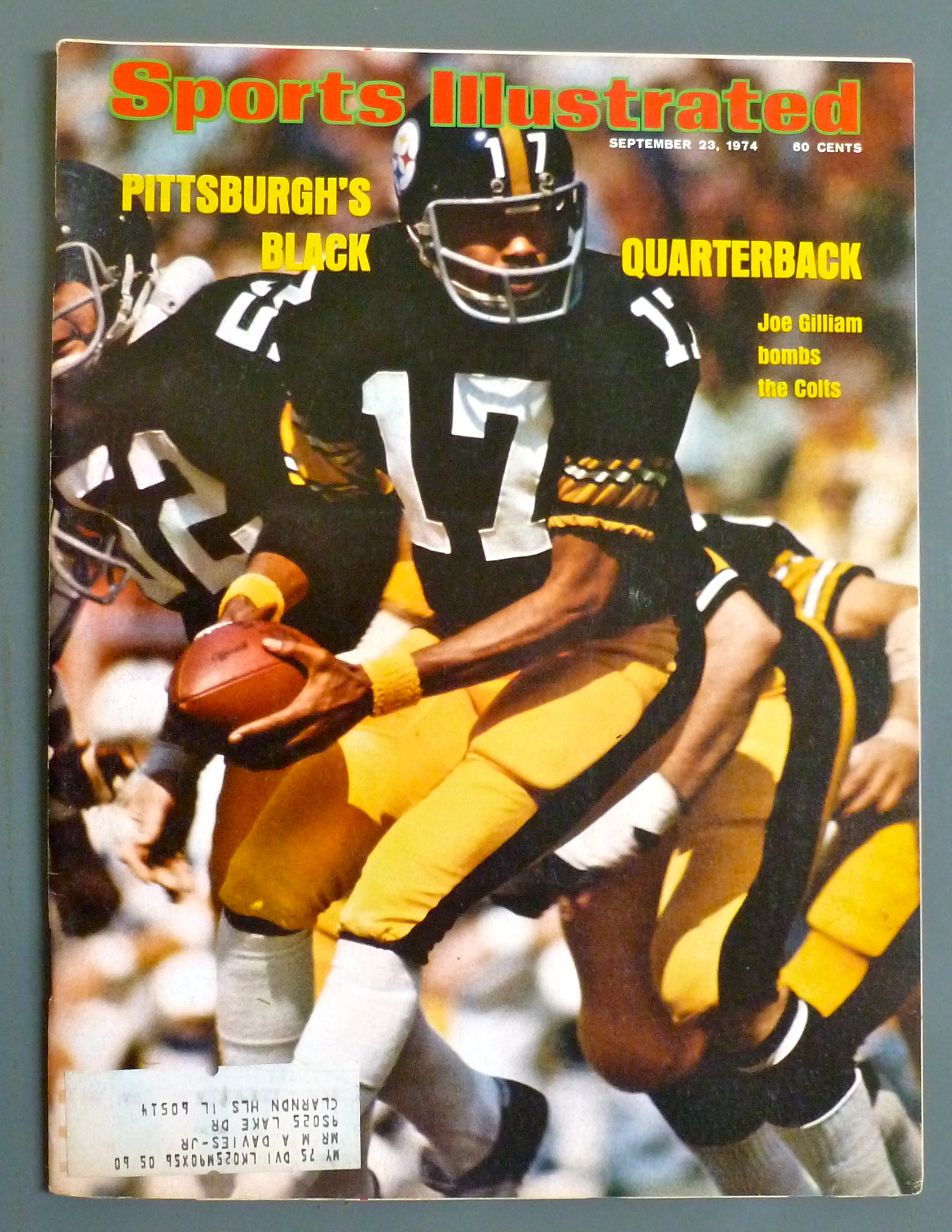 Sports Illustrated September 23, 1974  Joe Gilliam