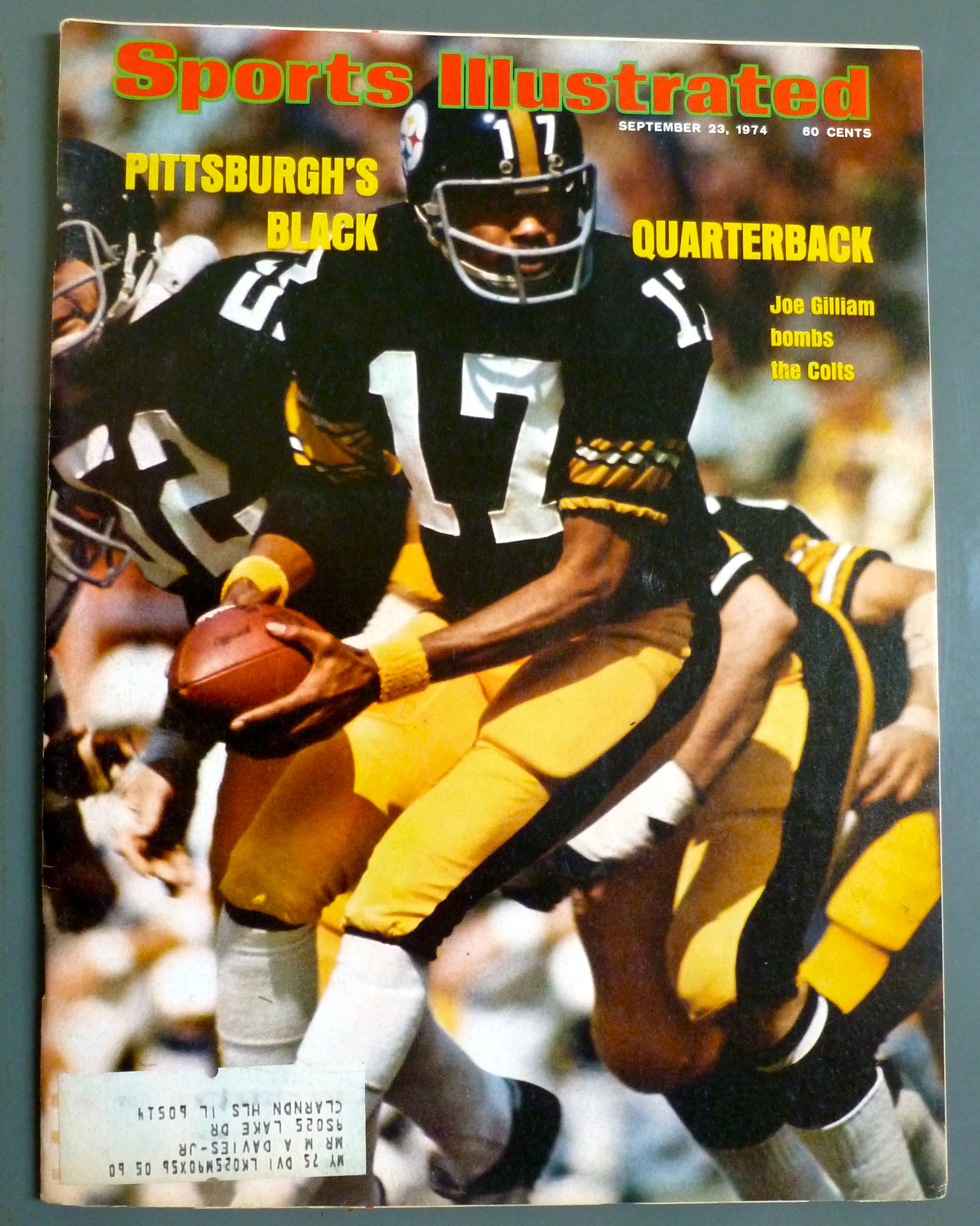 Sports Illustrated September 23, 1974  Joe Gilliam