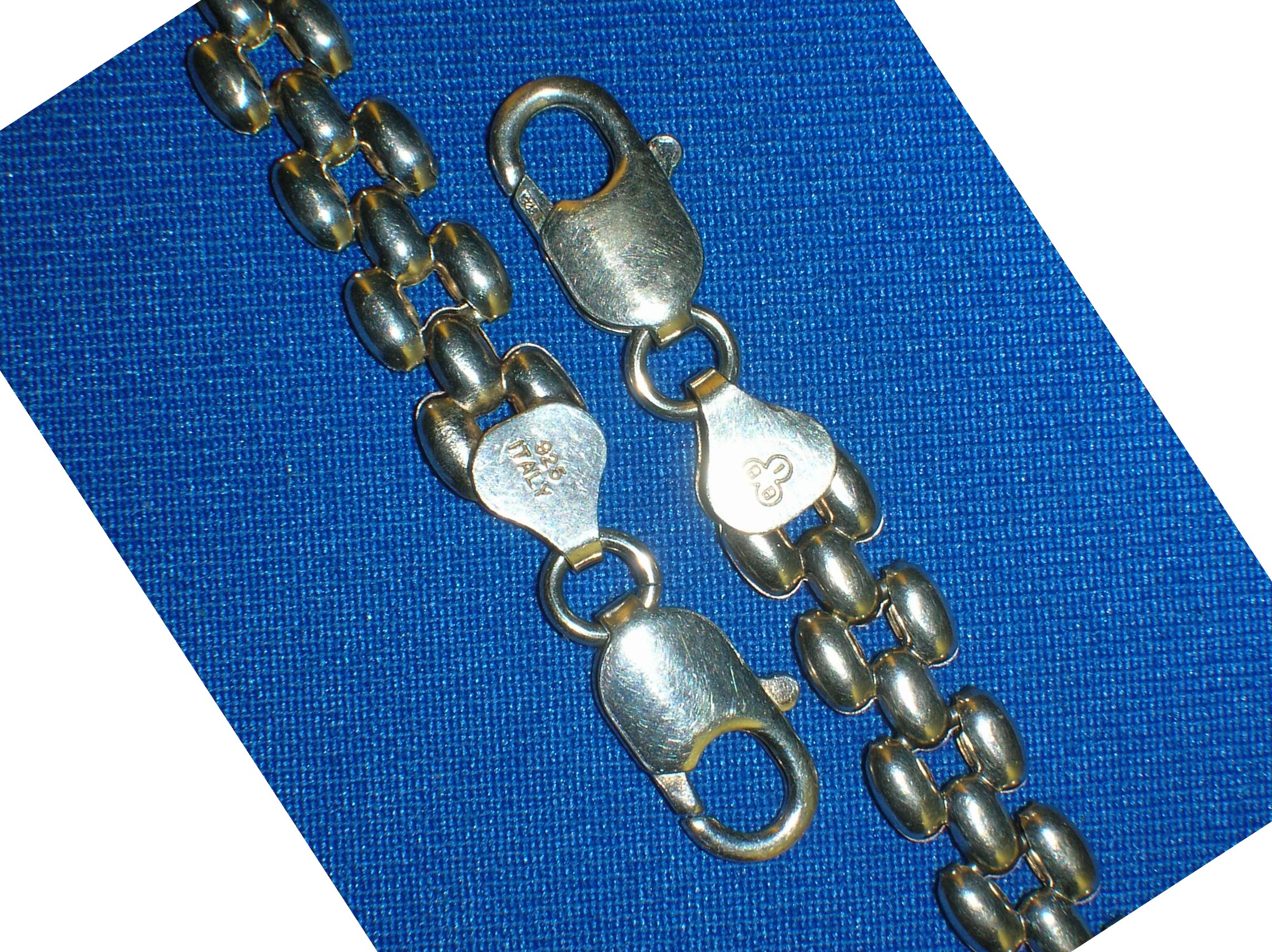Necklace and Bracelet  Sterling Silver ITALY