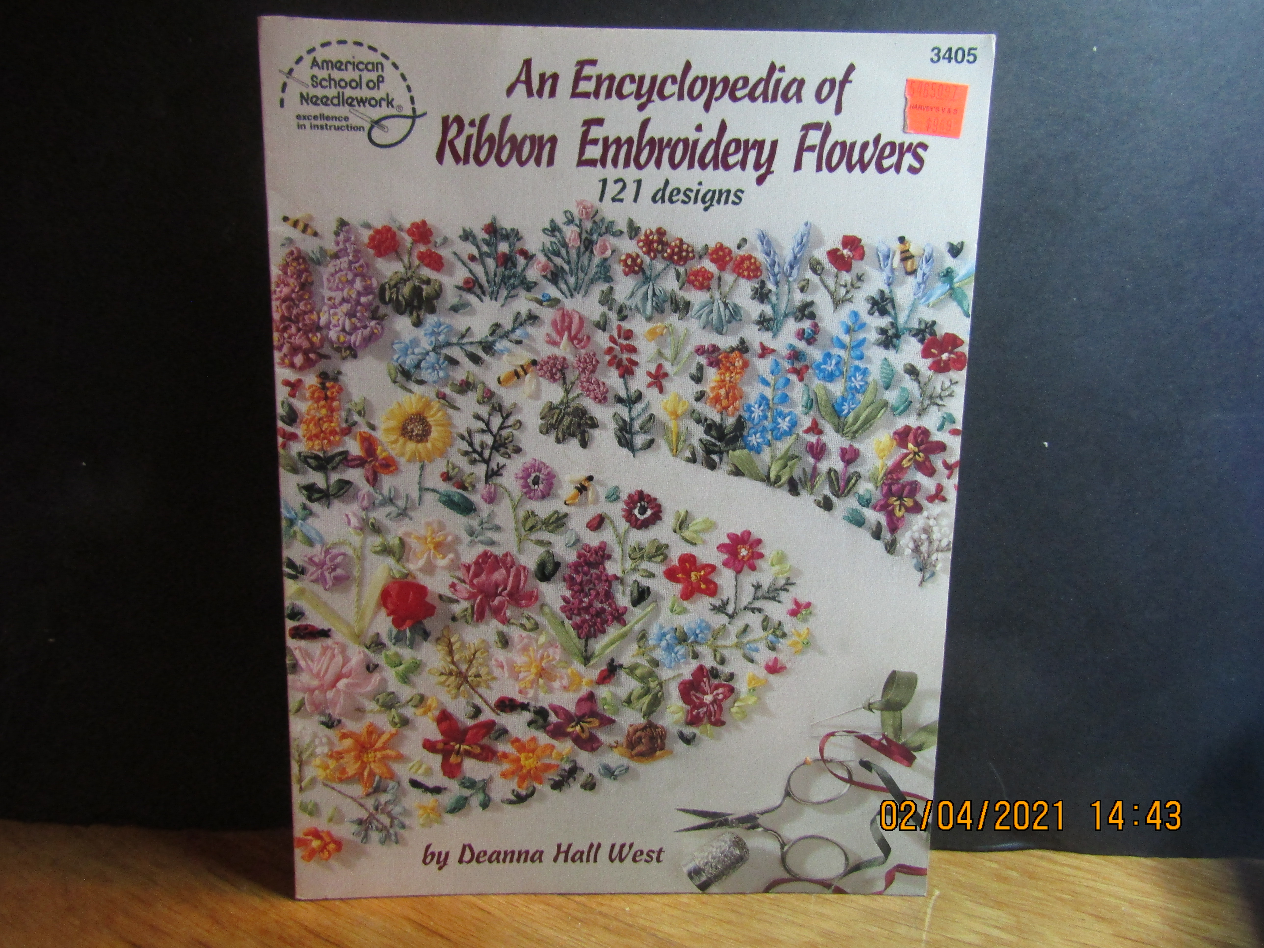 ASN Encyclopedia of Ribbon Embroidery Flowers #3405