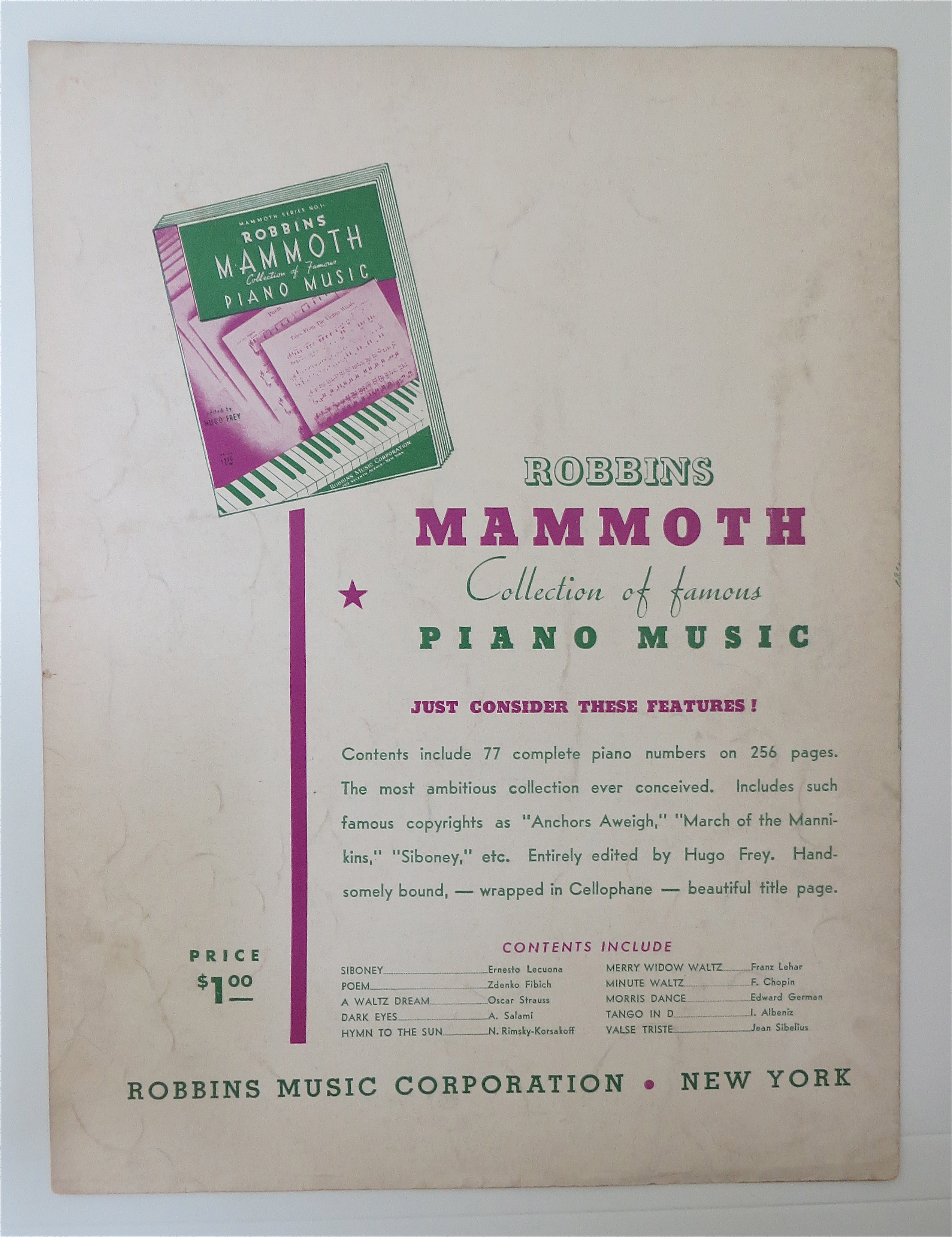Sheet Music For 1937 Wake Up And Live