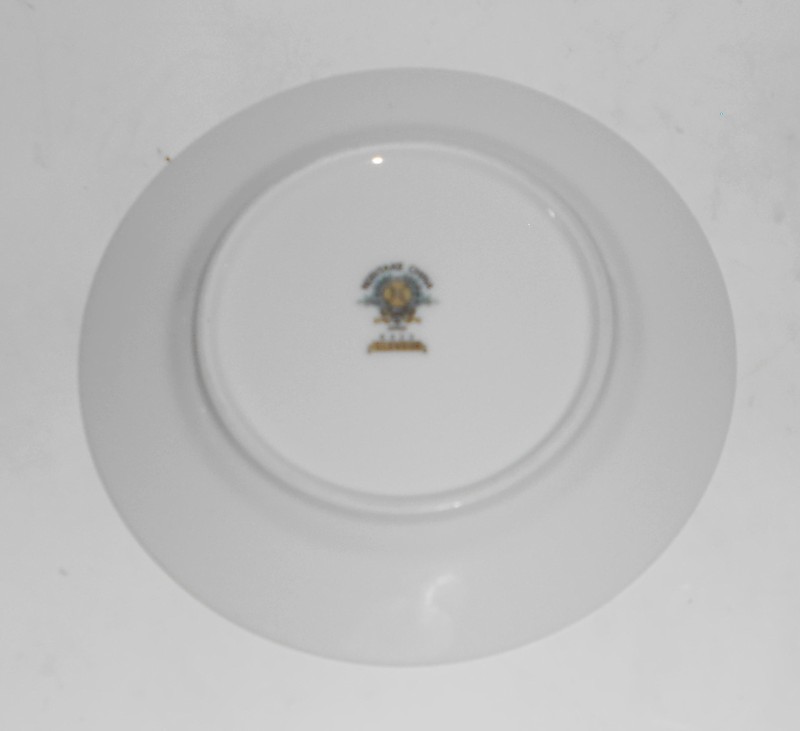 Noritake China Glendon w/Platinum 5423 Bread Plate