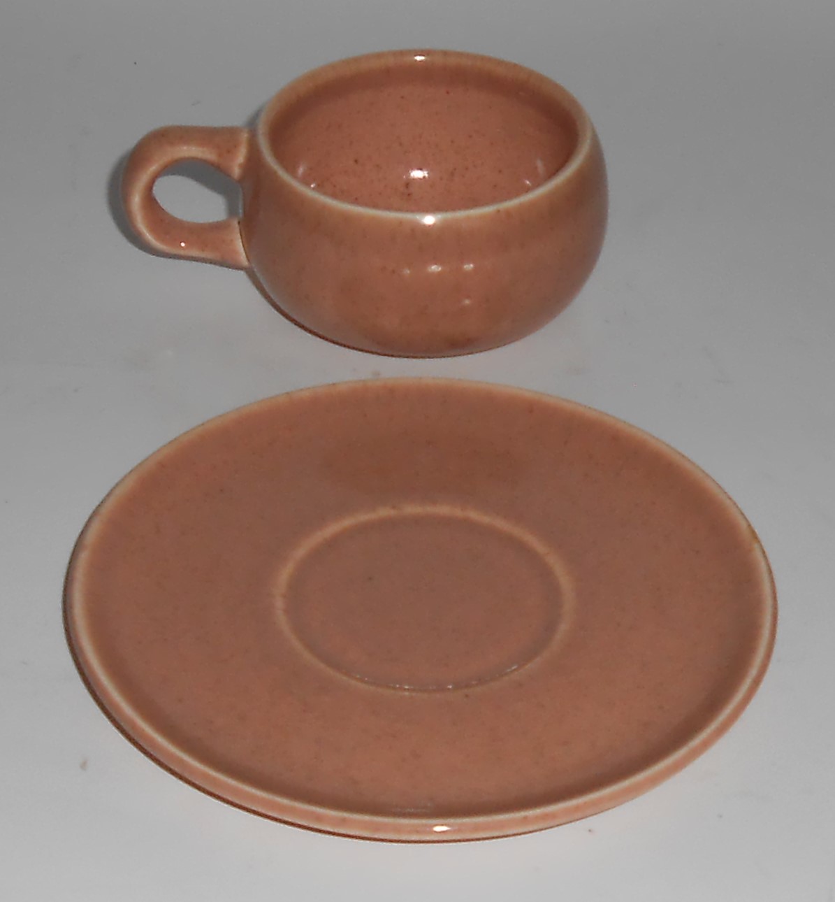 Russel Wright Pottery American Modern Coral Demitasse