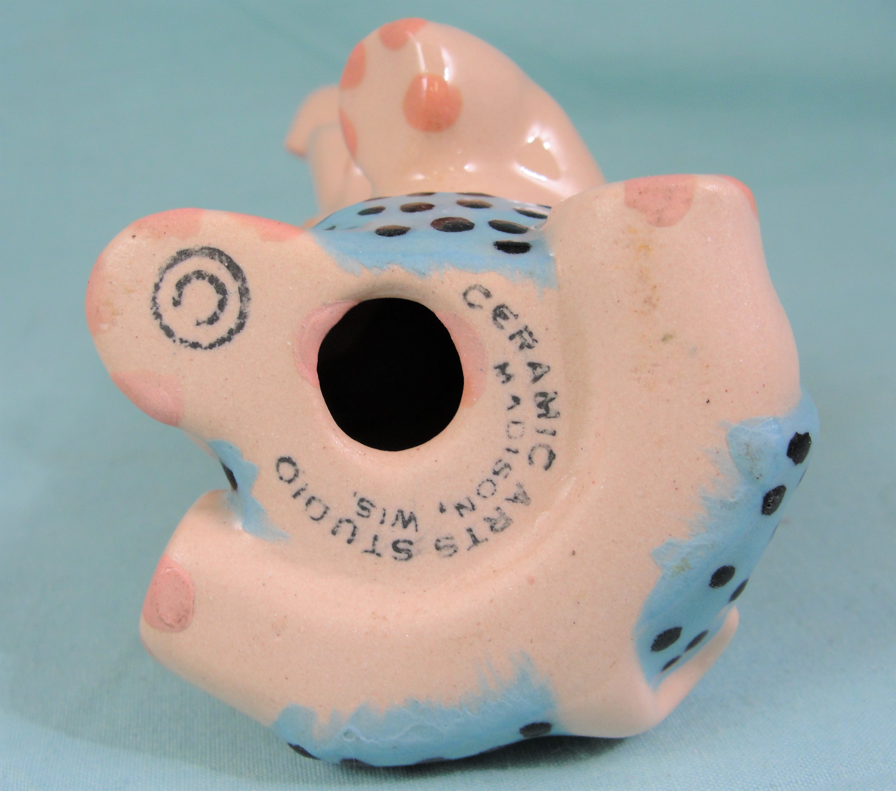 Ceramic Arts Studio Sitting Circus Elephant