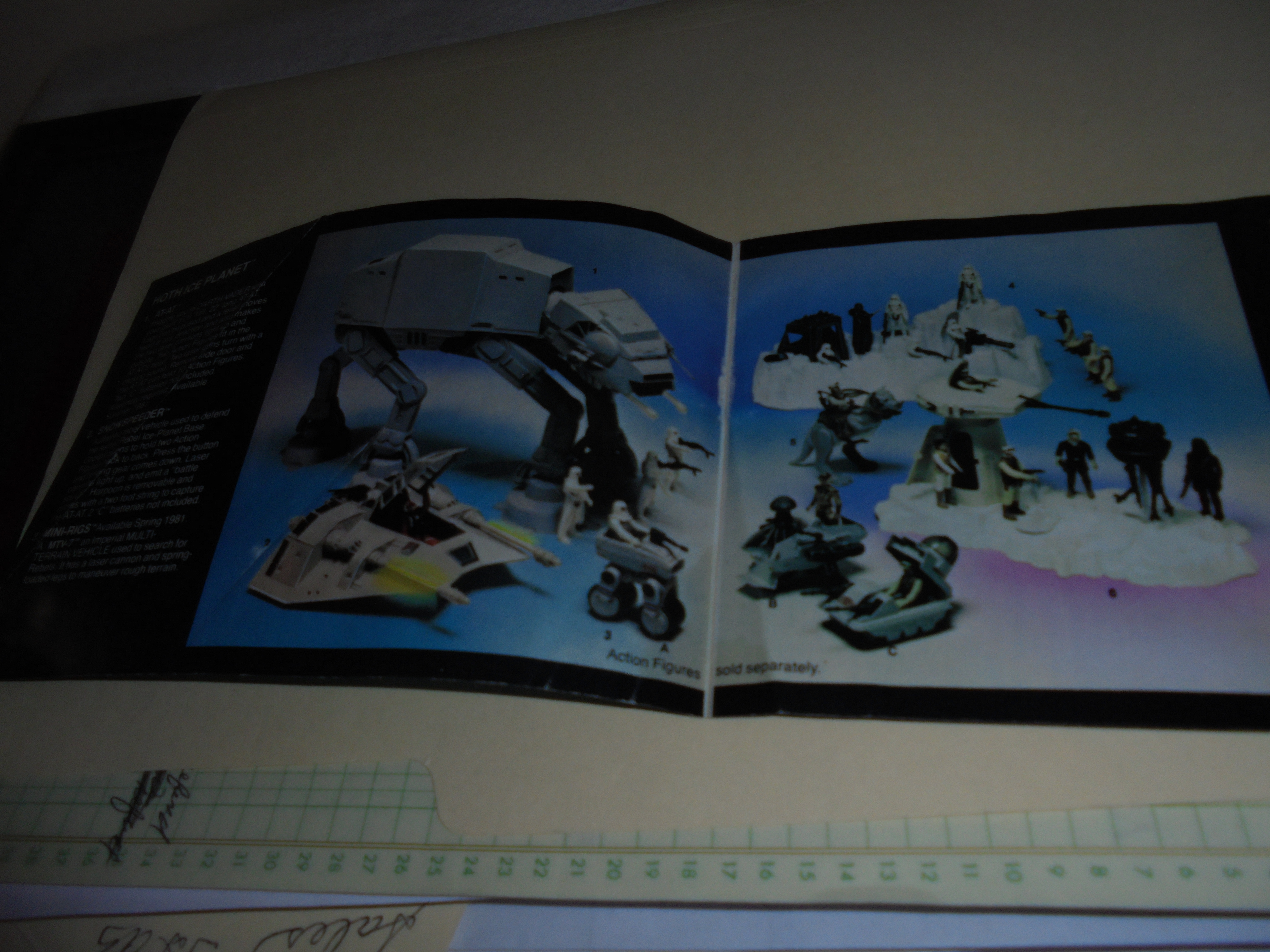 Star Wars Action Figures Booklet 1981