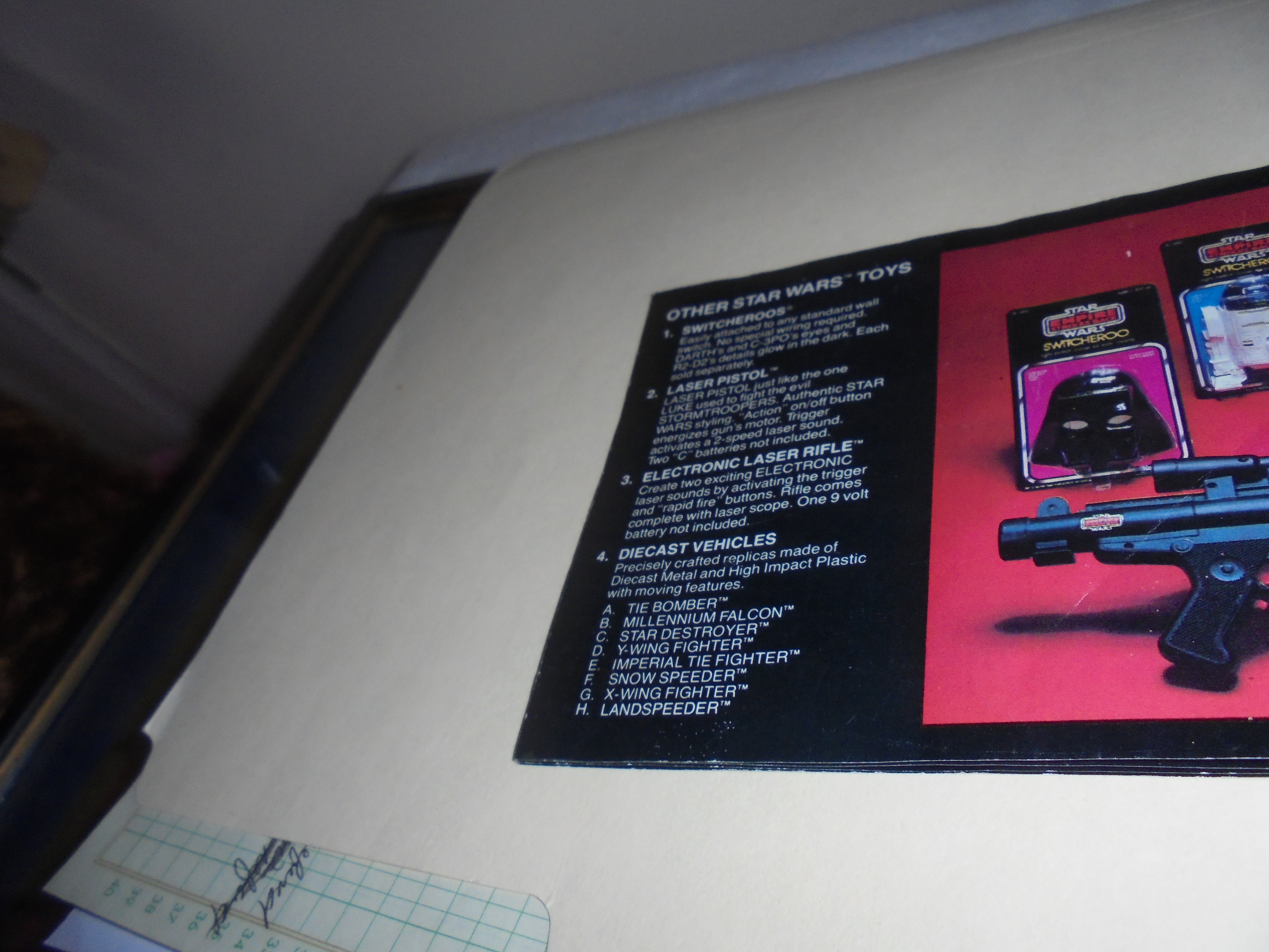 Star Wars Action Figures Booklet 1981