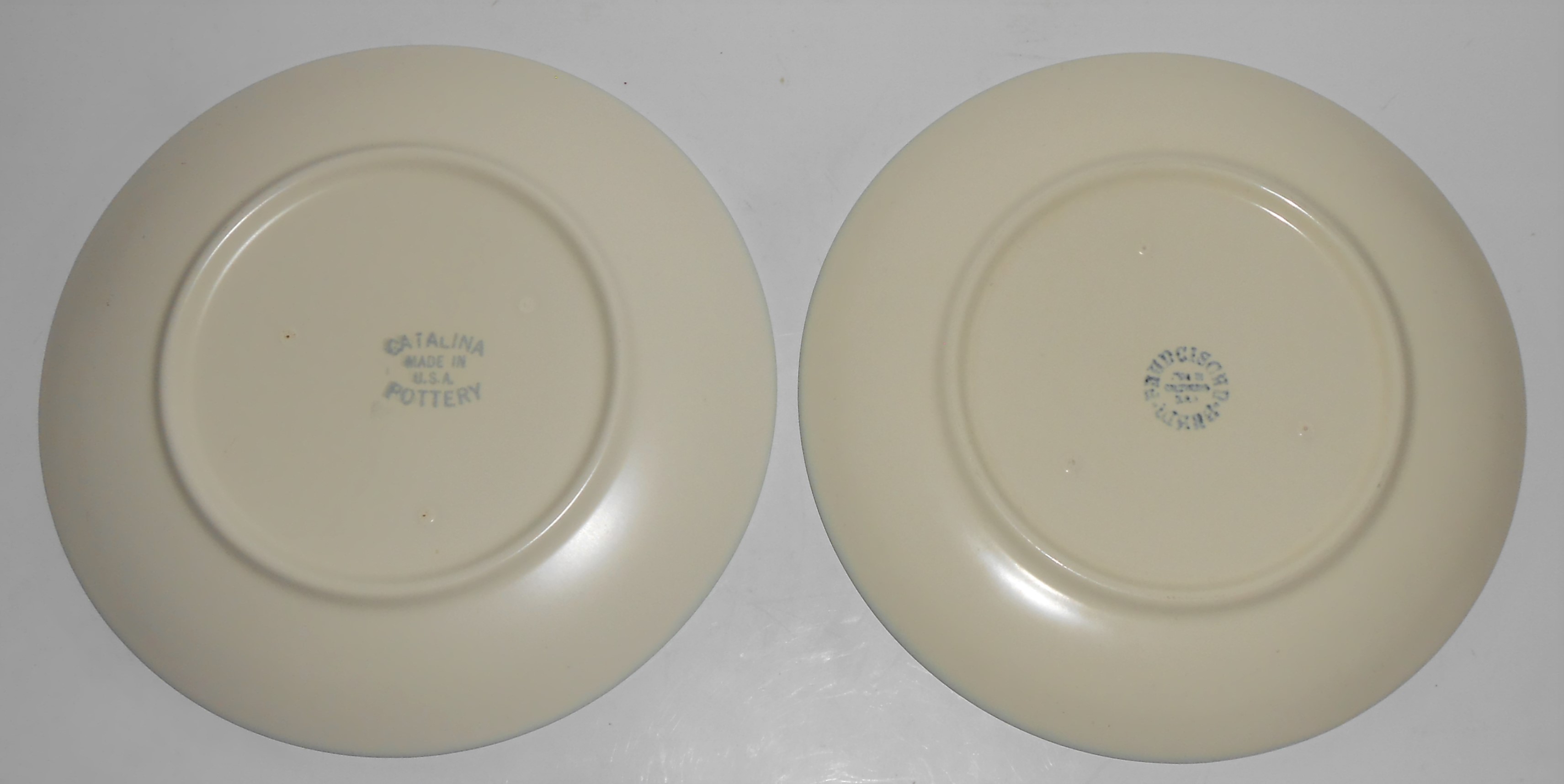 Catalina Pottery Rancho Duotone Ware Satin Turquoise/Iv