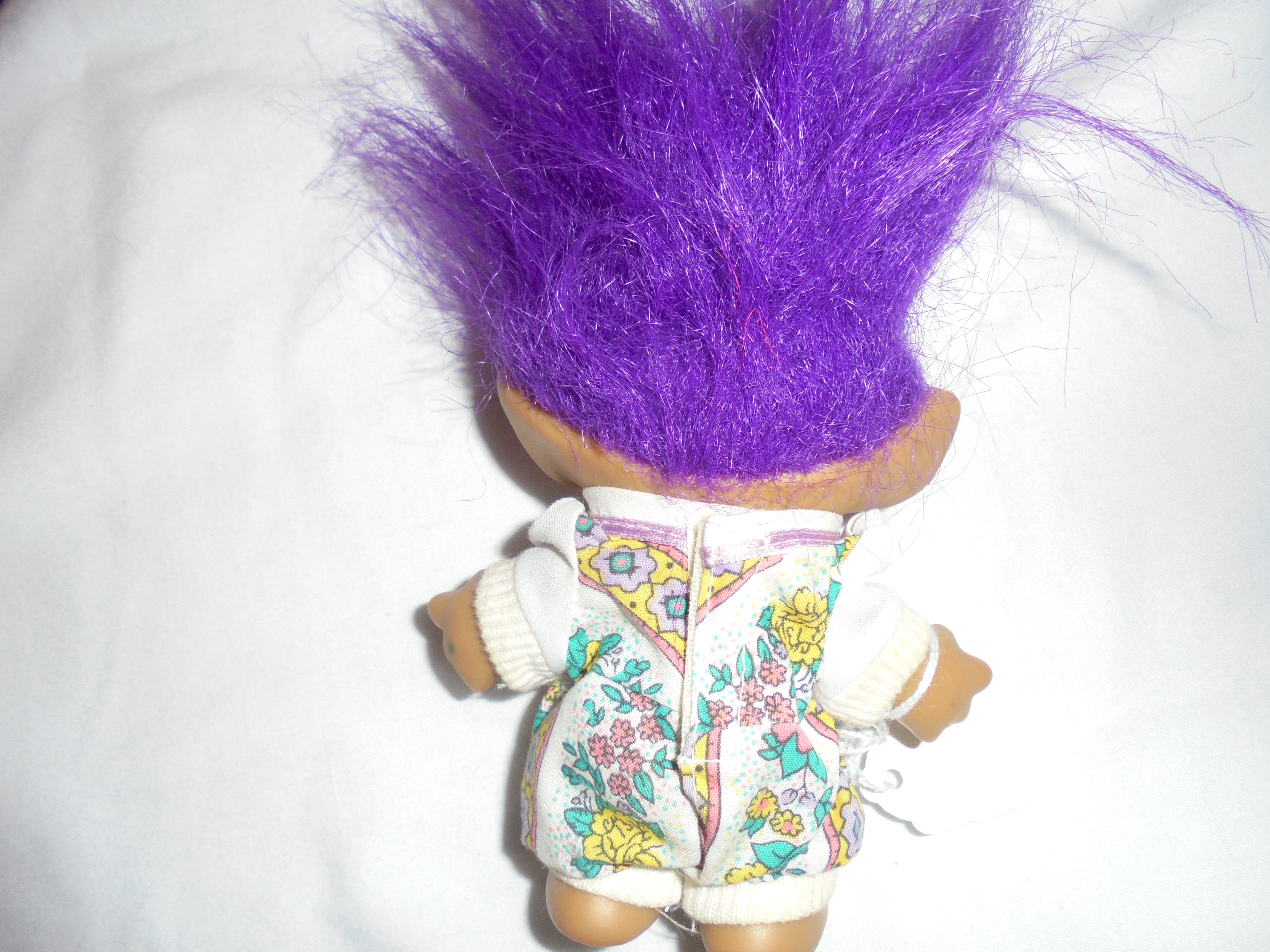 Ace Novelty Troll Jeweled Belly Purple Hair