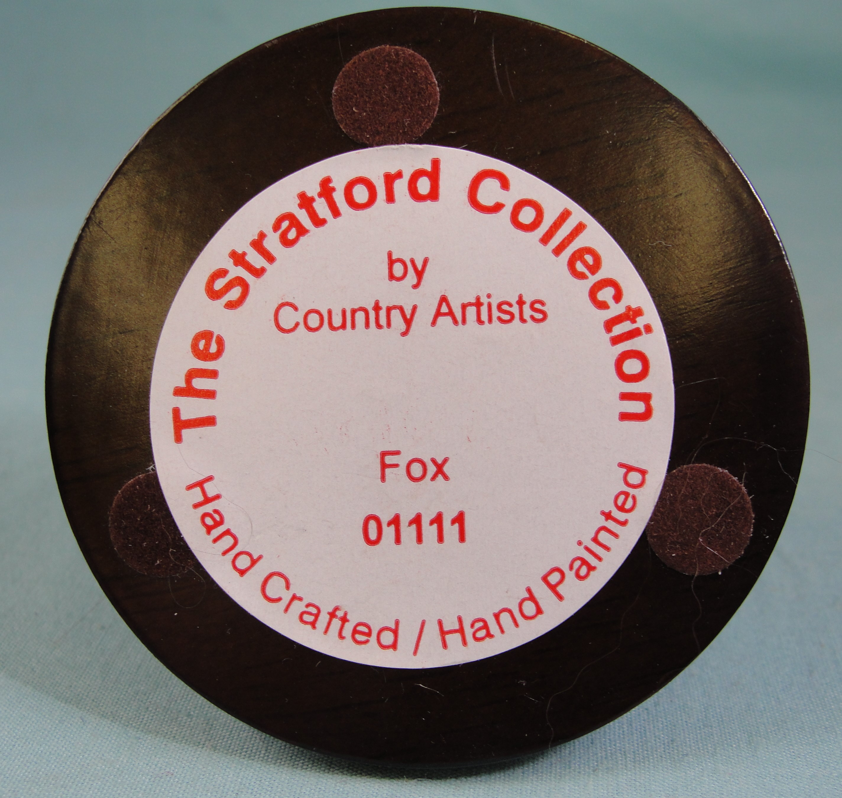 Country Artists Stratford Collection Resin Red Fox