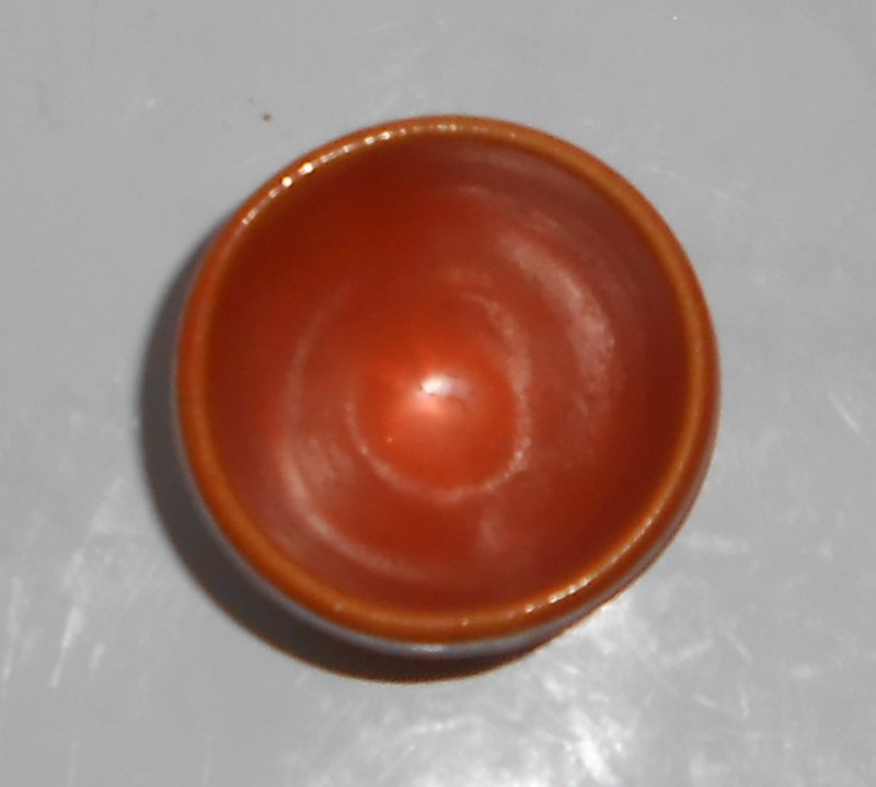 VINTAGE Pacific Pottery Hostess Ware Apache Red Double Eggcup