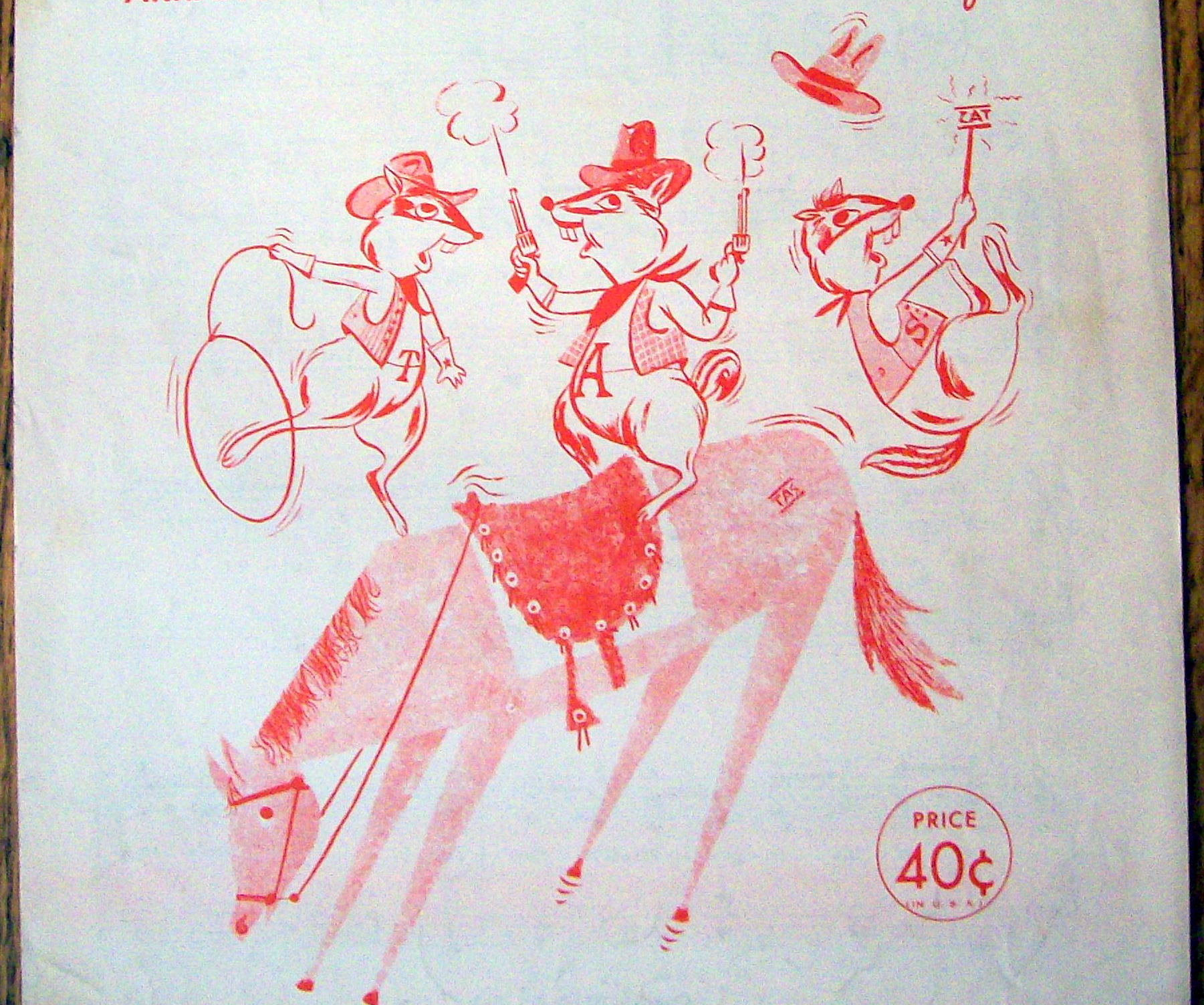 Sheet Music For 1959 Ragtime Cowboy Joe
