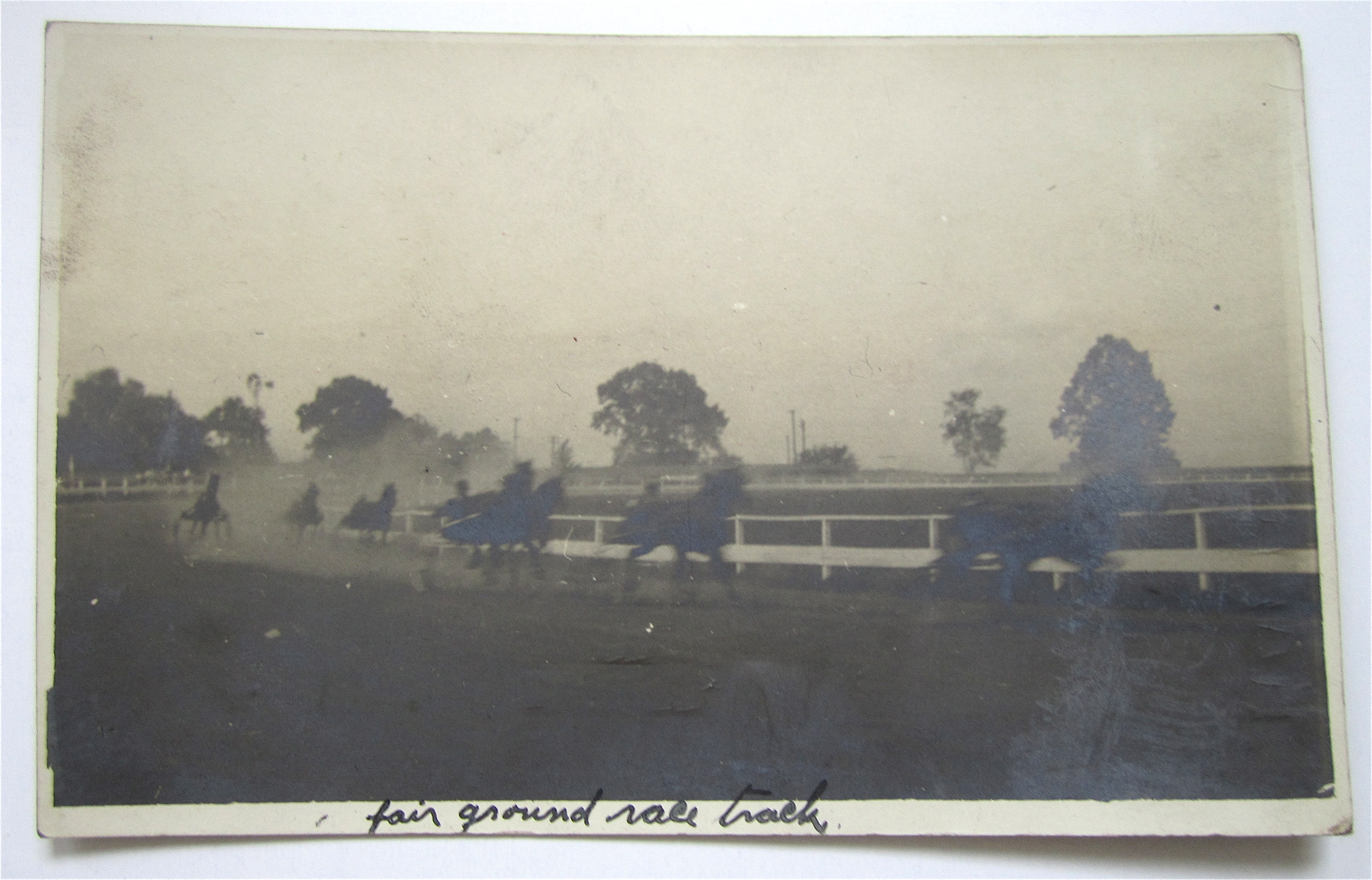 Fair Ground Race Track Postcard