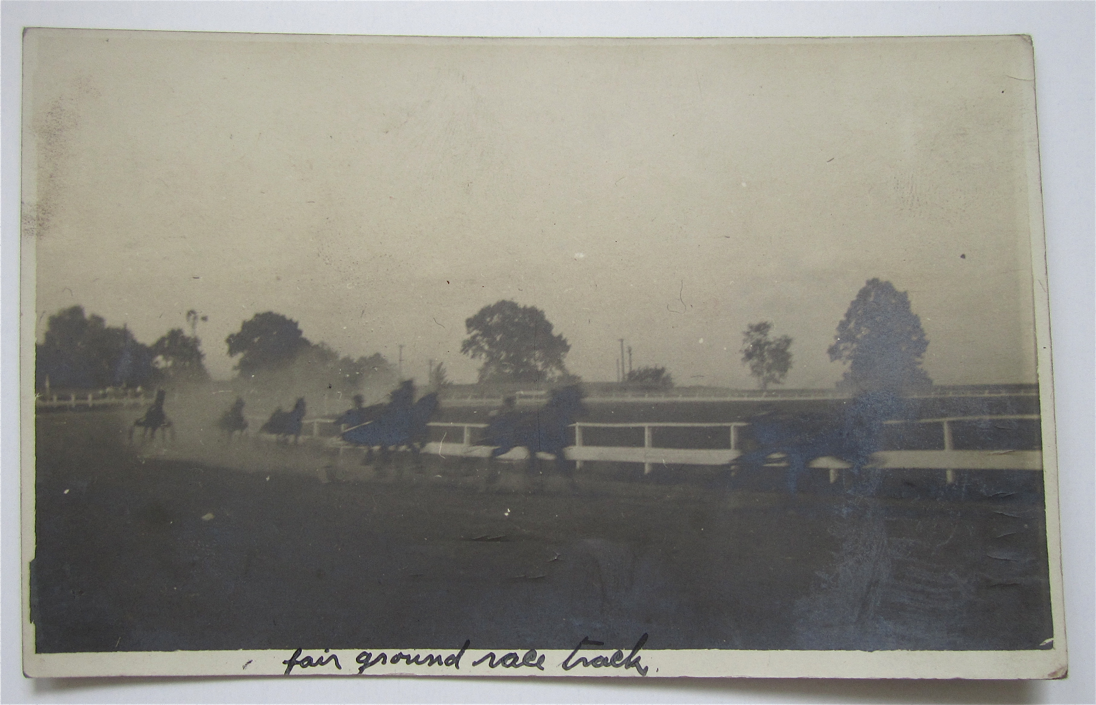 Fair Ground Race Track Postcard