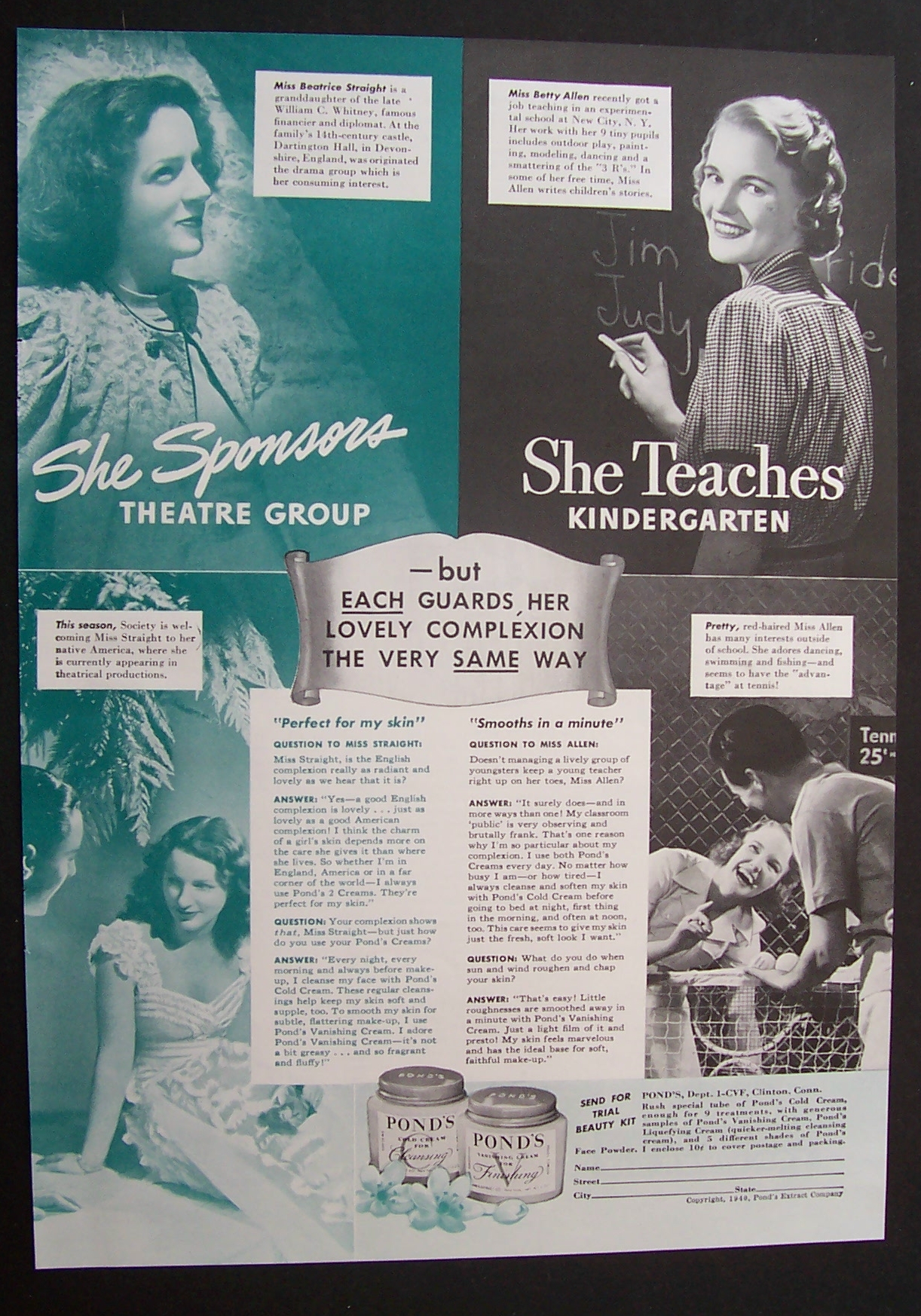 1940 Pond's Cold Cream