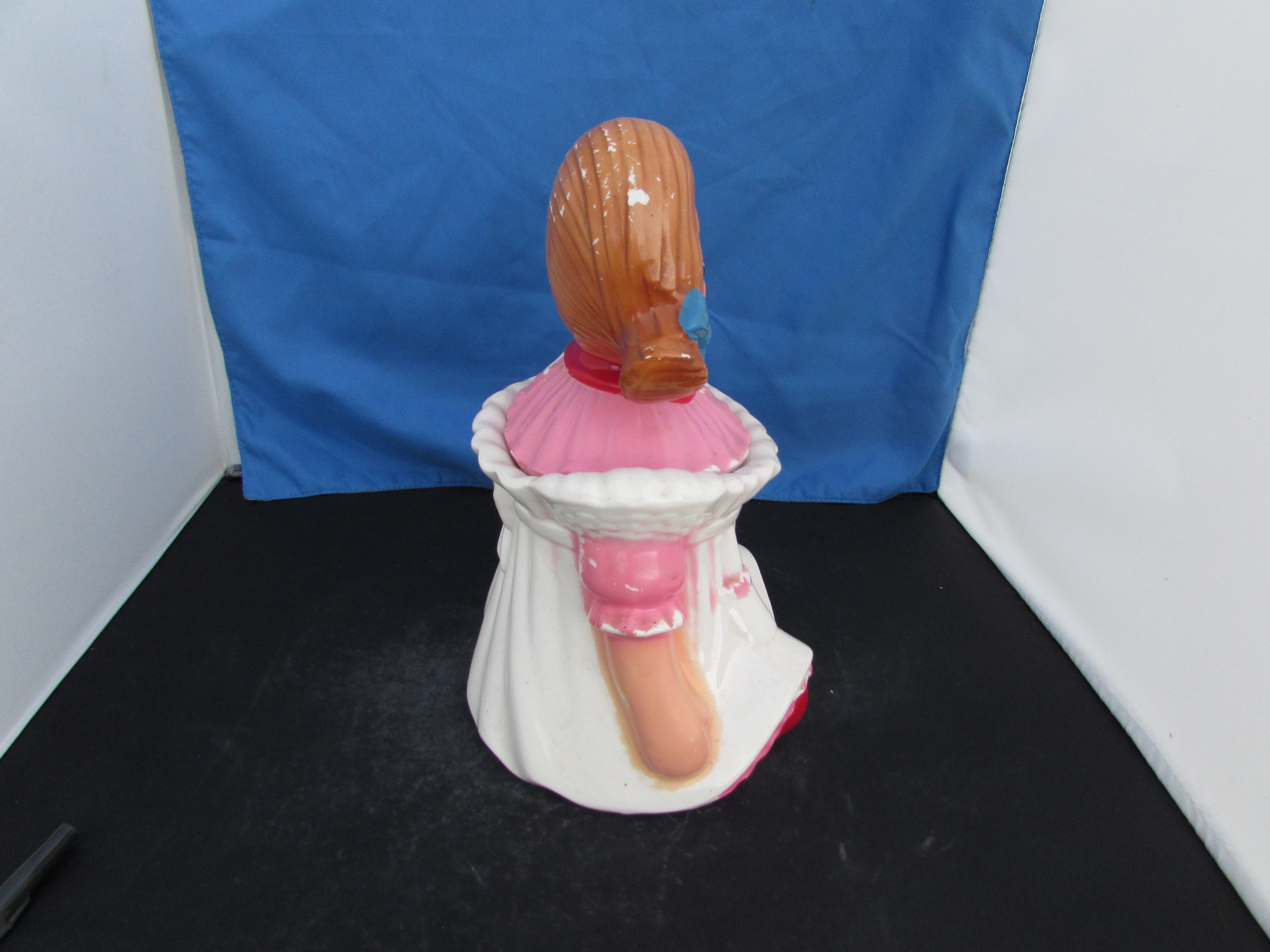 Pretty Ann Metlox Cookie Jar some call her Raggedy Ann